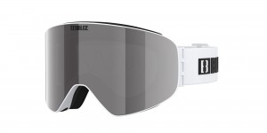 Bliz Flow Ski Goggles Hvite Rosa Sølv | SBLK42869