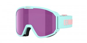 Bliz Rave Jr Ski Goggles Mint Rosa Brune Rosa | SAGW75823