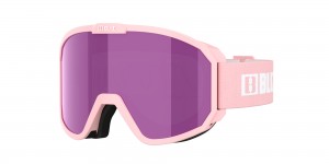 Bliz Rave Jr Ski Goggles Rosa Hvite Brune Rosa | KIZF57406