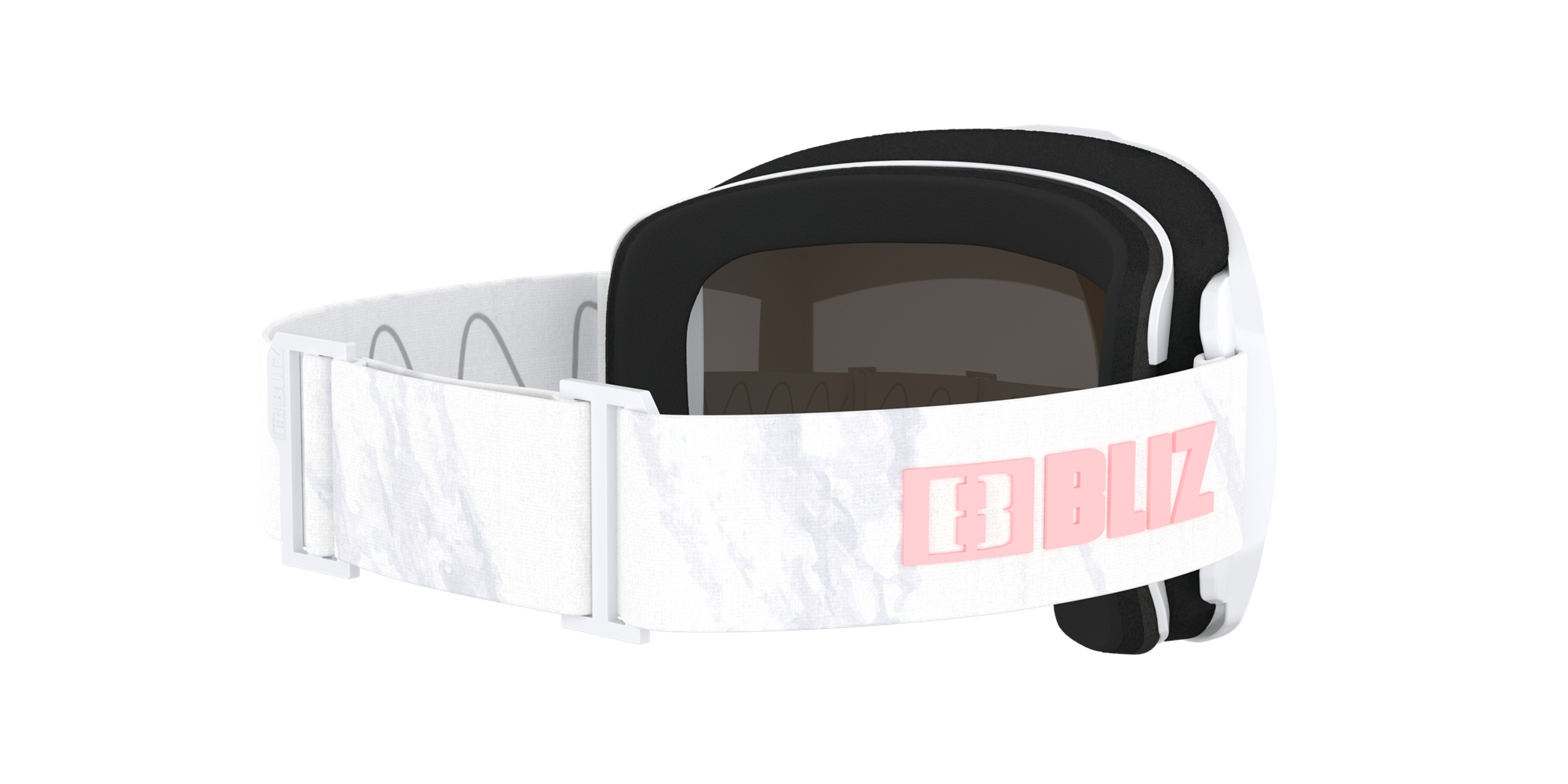 Bliz Charge Otg Ski Goggles Hvite Rosa Brune Rosa | KSUT54310