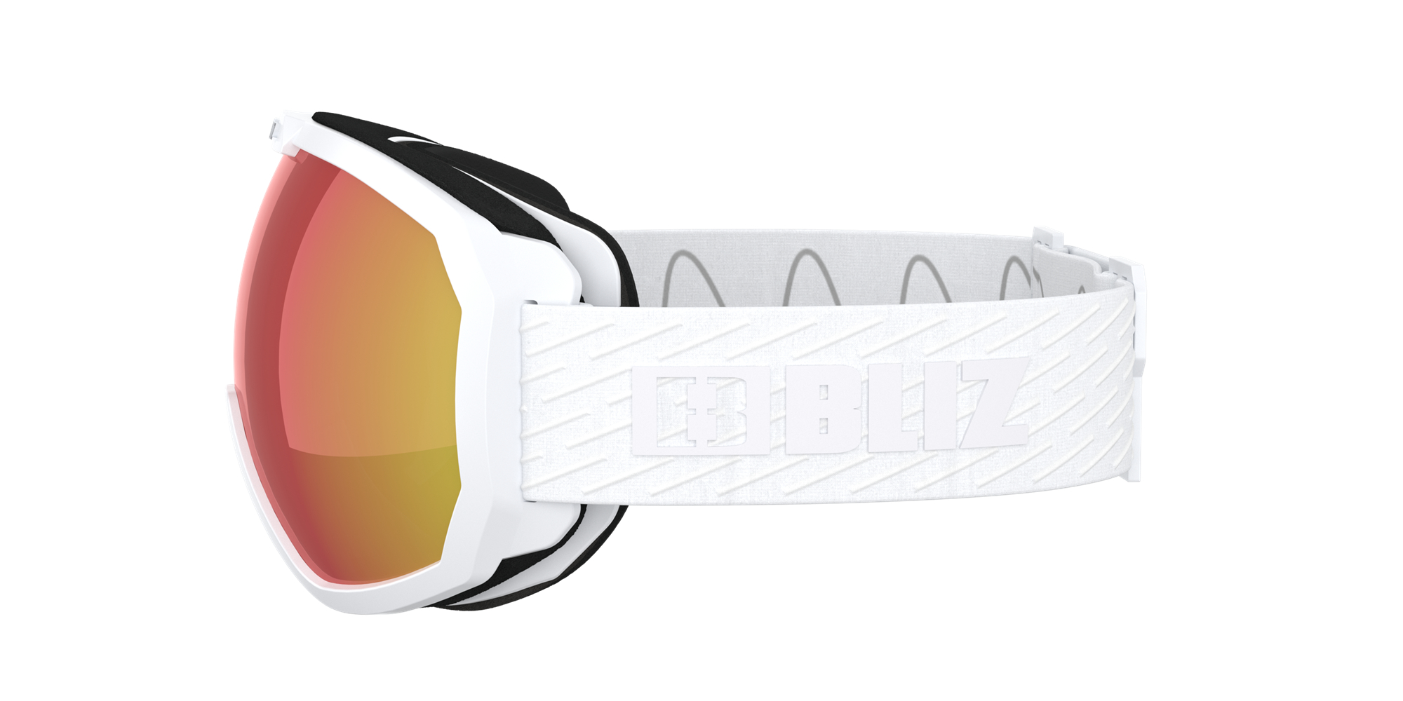 Bliz Charge Otg Ski Goggles Hvite Svarte Brune Rød | ZHTG86495