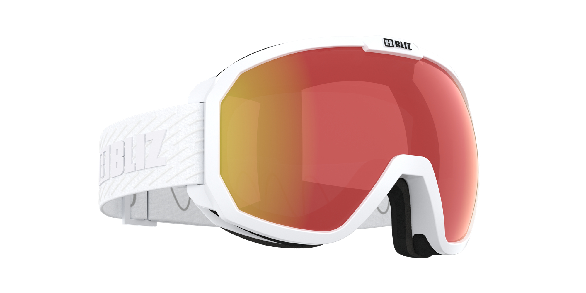 Bliz Charge Otg Ski Goggles Hvite Svarte Brune Rød | ZHTG86495