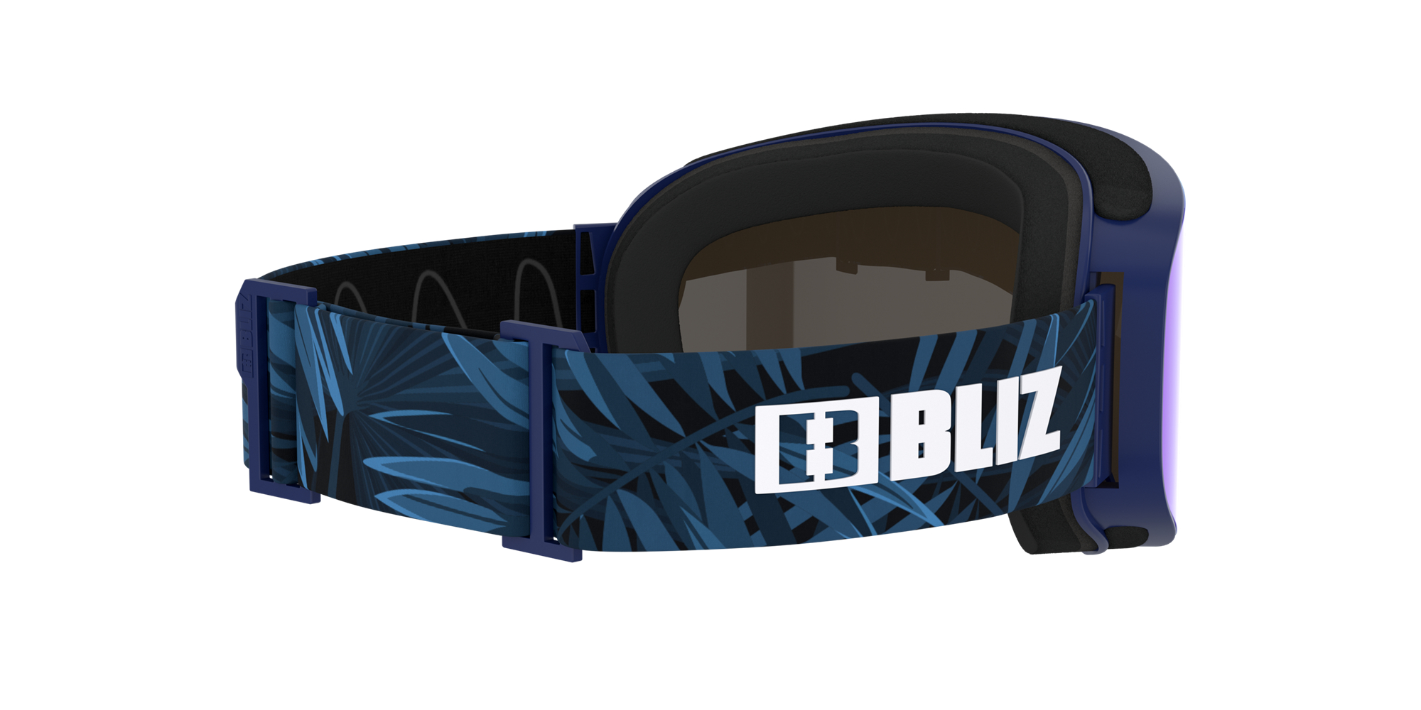 Bliz Flow Ski Goggles Blå Brune Blå | TWDR81302