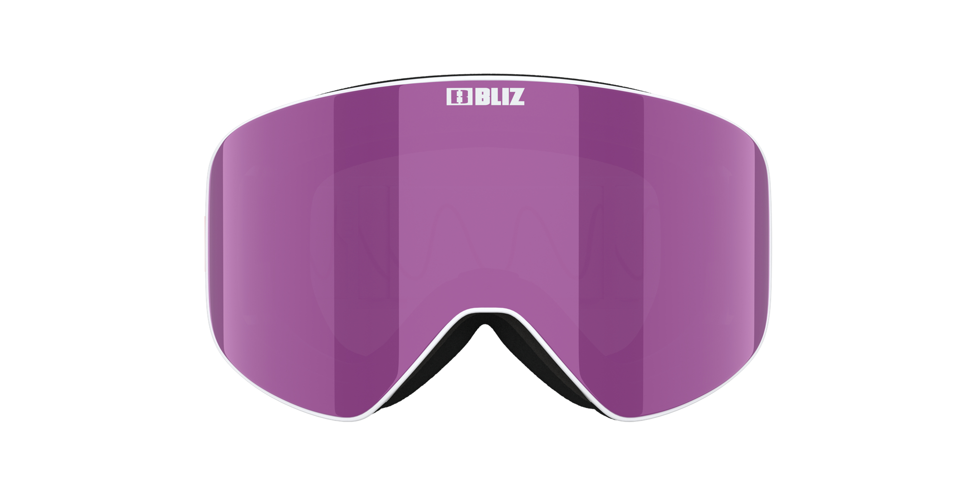 Bliz Flow Ski Goggles Hvite Brune Rosa | WDML76859