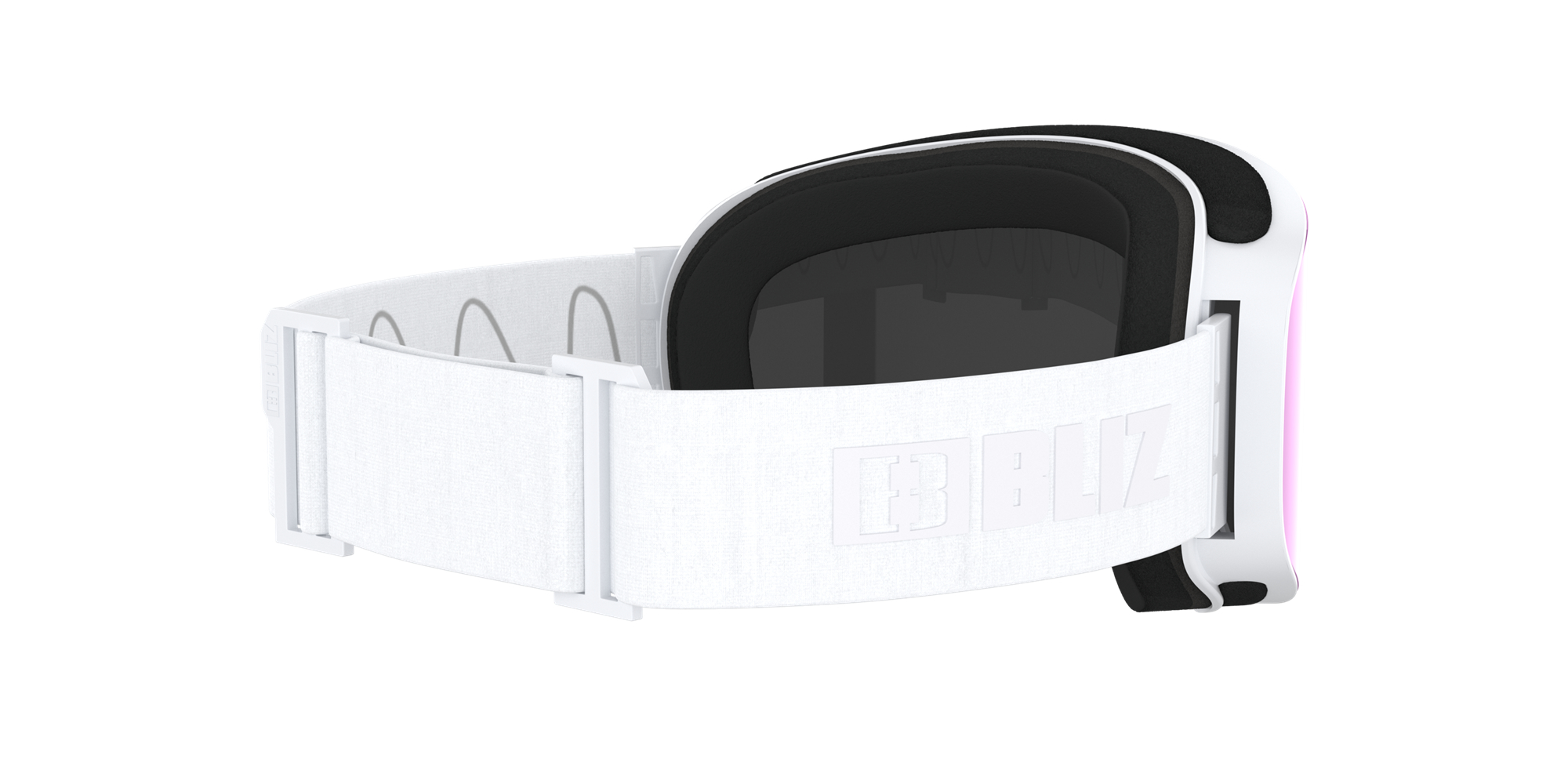 Bliz Flow Ski Goggles Hvite Rosa | CEJT21643