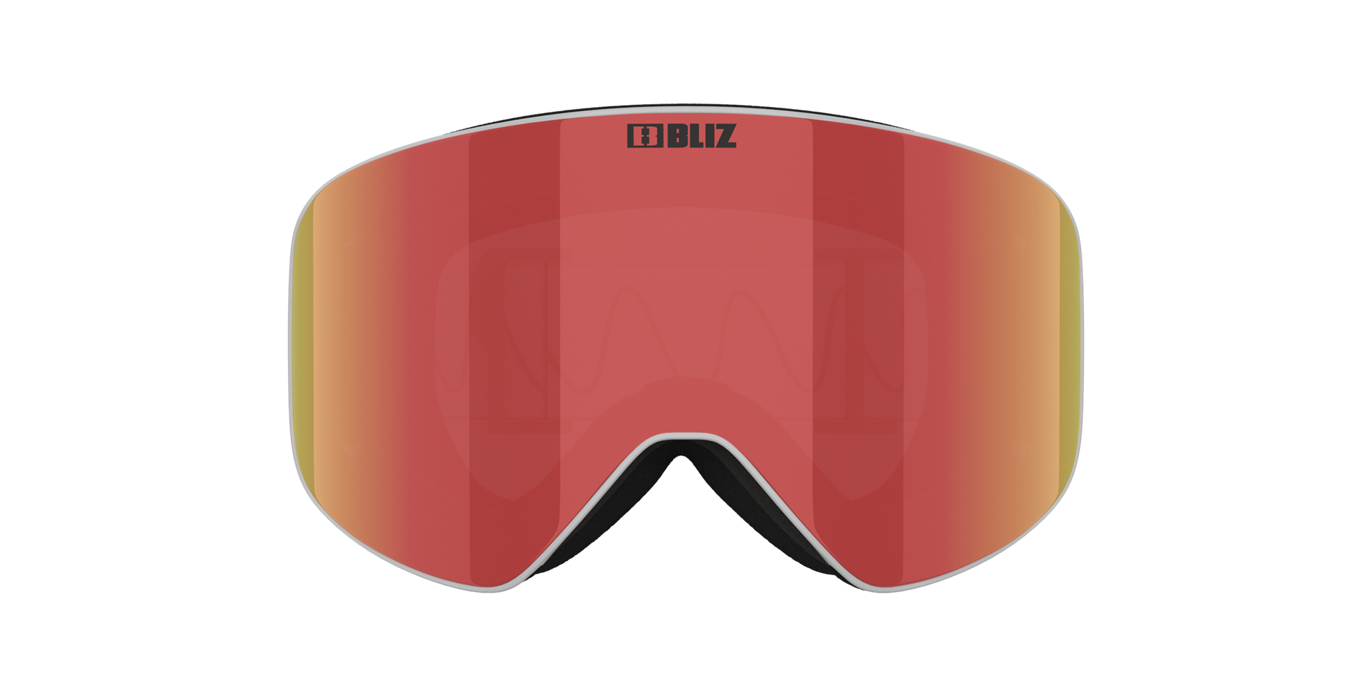 Bliz Flow Ski Goggles Lyse Grå Brune Rød | BUFW08619