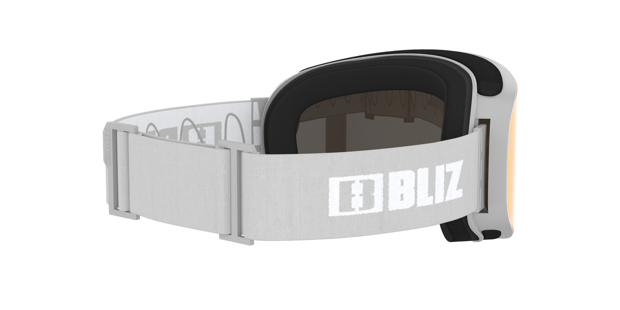 Bliz Flow Ski Goggles Lyse Grå Brune Rød | BUFW08619