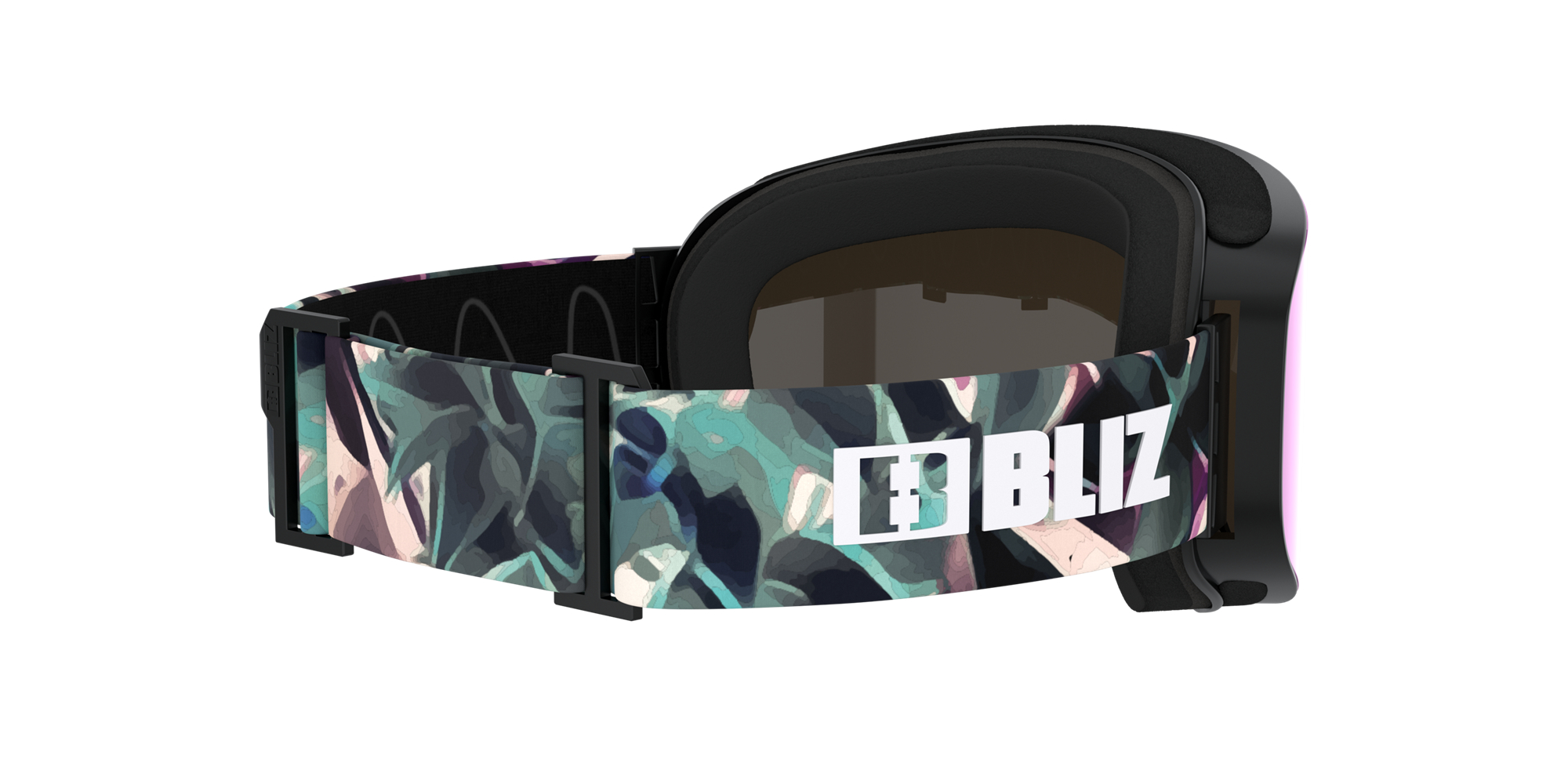 Bliz Flow Ski Goggles Svarte Brune Rosa | SDTK97610