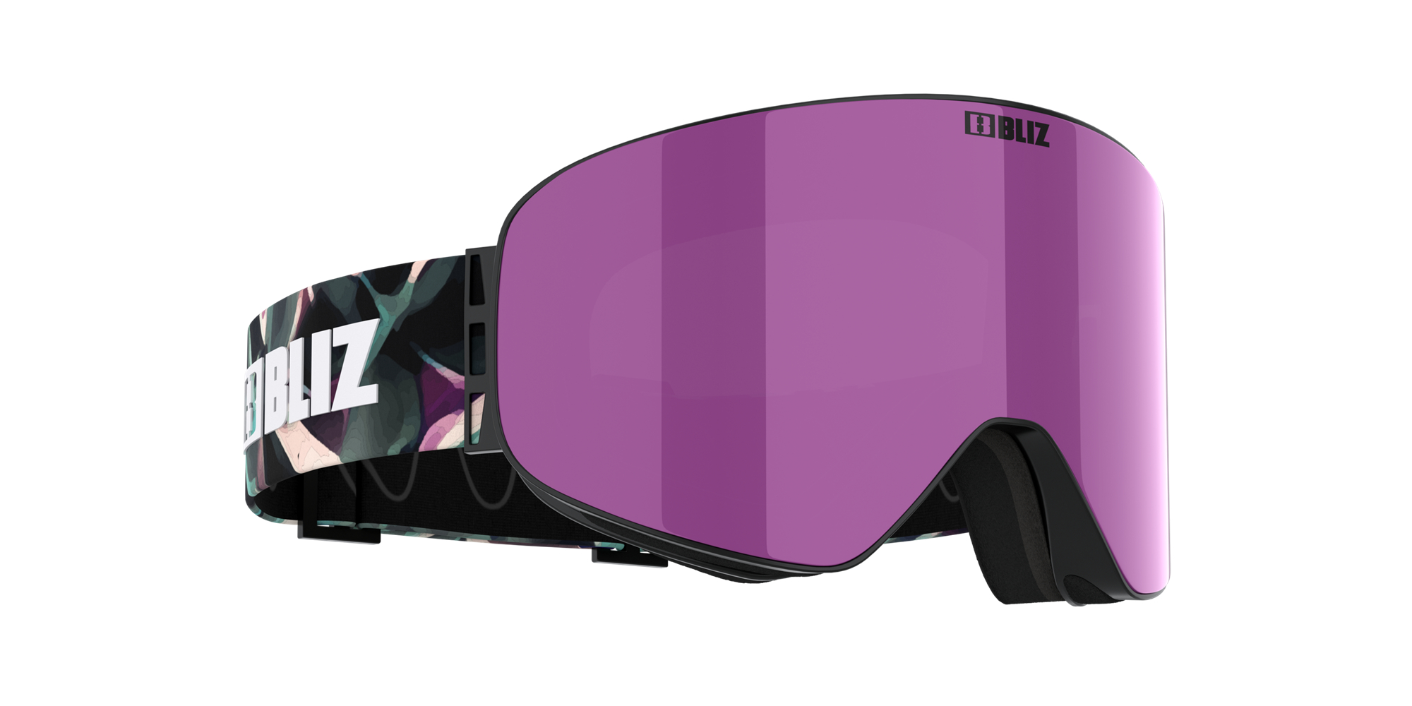 Bliz Flow Ski Goggles Svarte Brune Rosa | SDTK97610