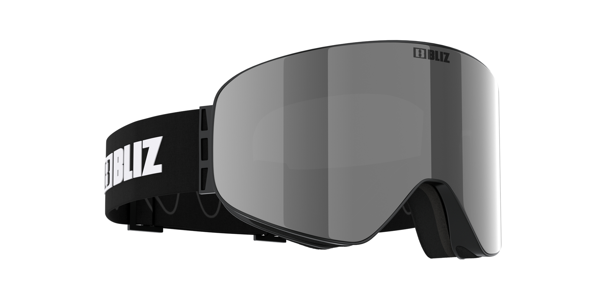 Bliz Flow Ski Goggles Svarte Sølv | QPCY18243