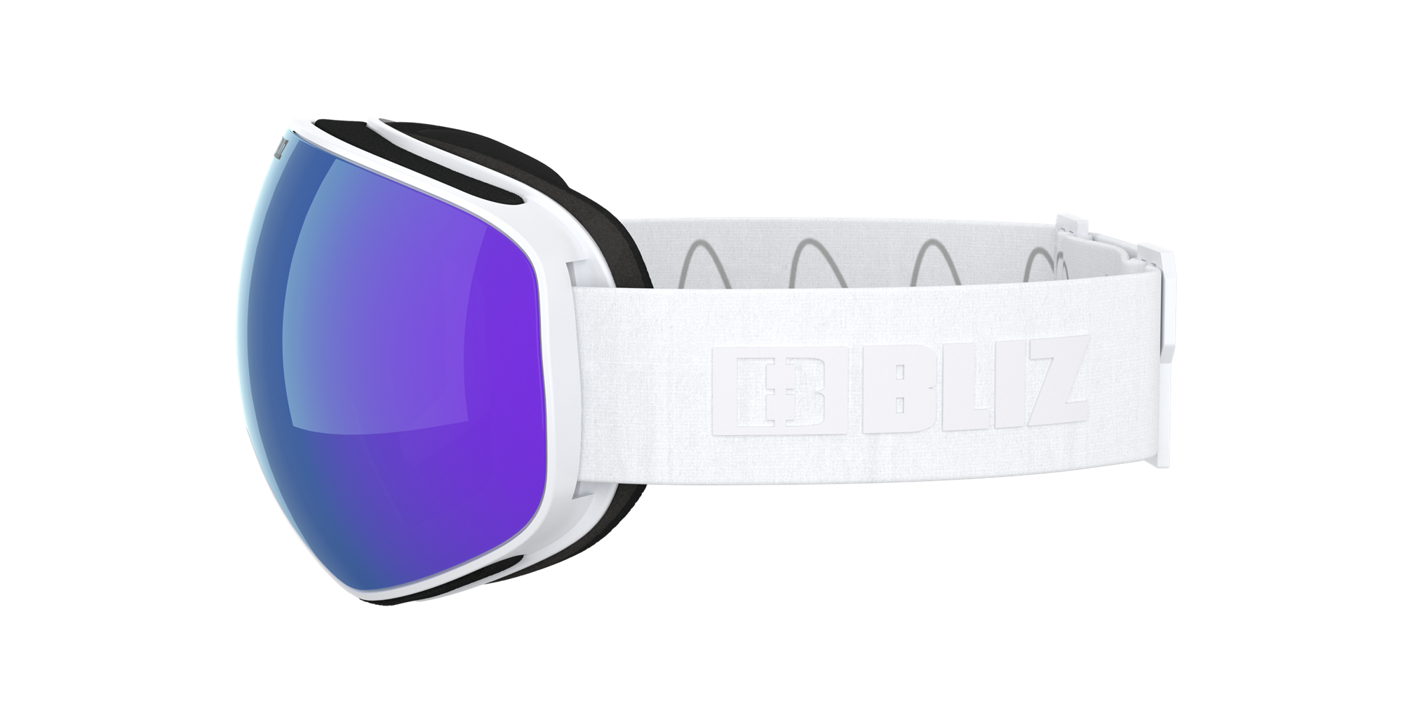 Bliz Floz Ski Goggles Hvite Brune Blå | VDEN45680