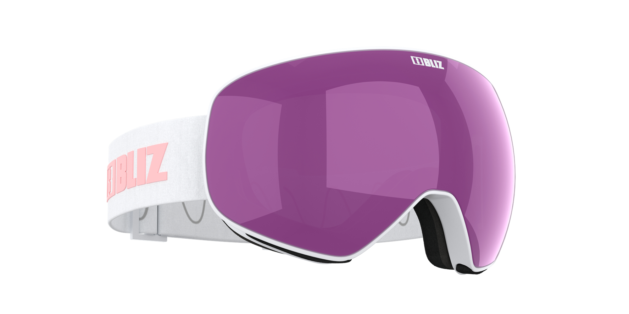 Bliz Floz Ski Goggles Hvite Brune Rosa | GQCY65893