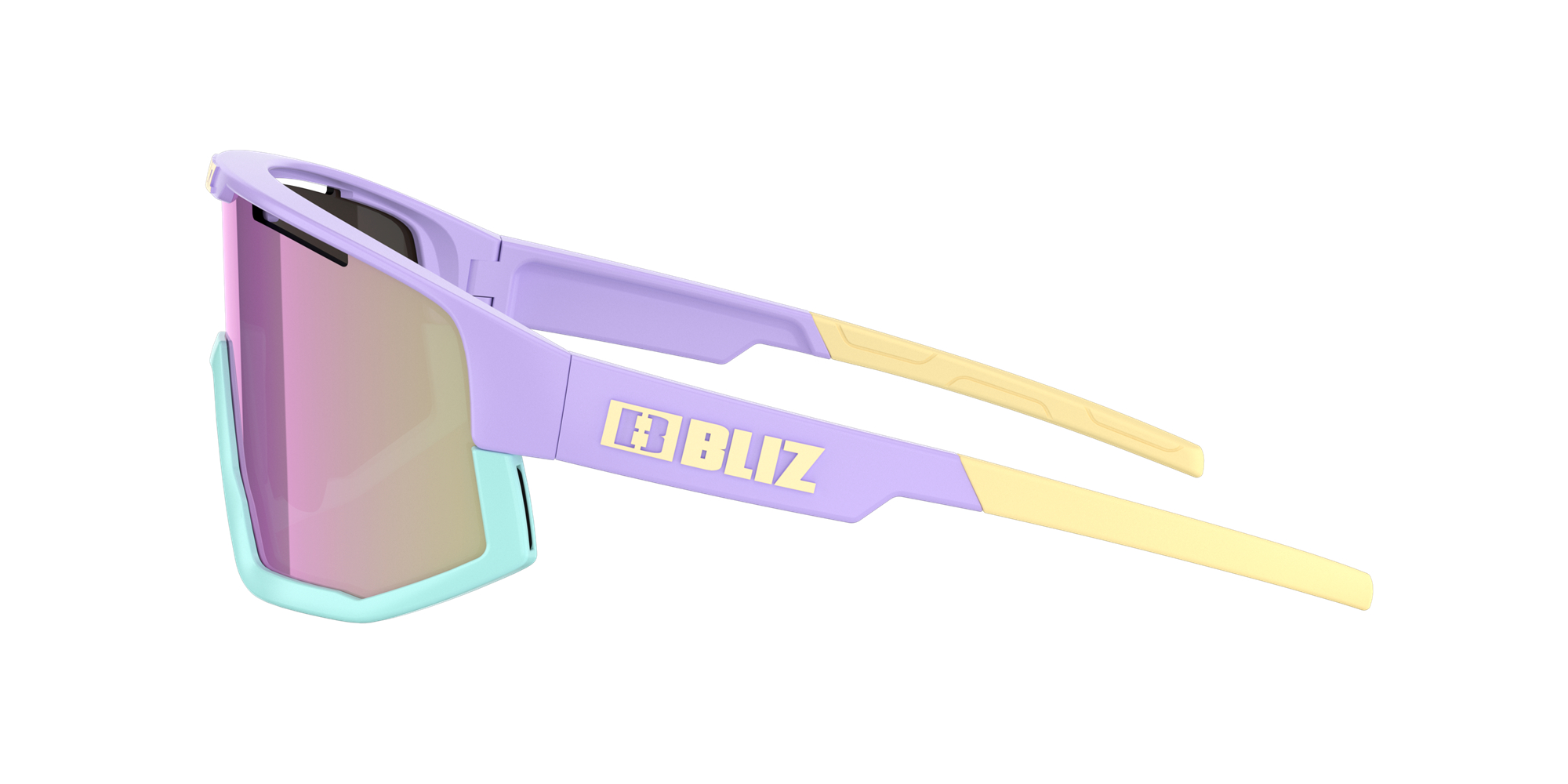 Bliz Fusion Small Solbriller Lilla Brune Rosa | YKJX81576