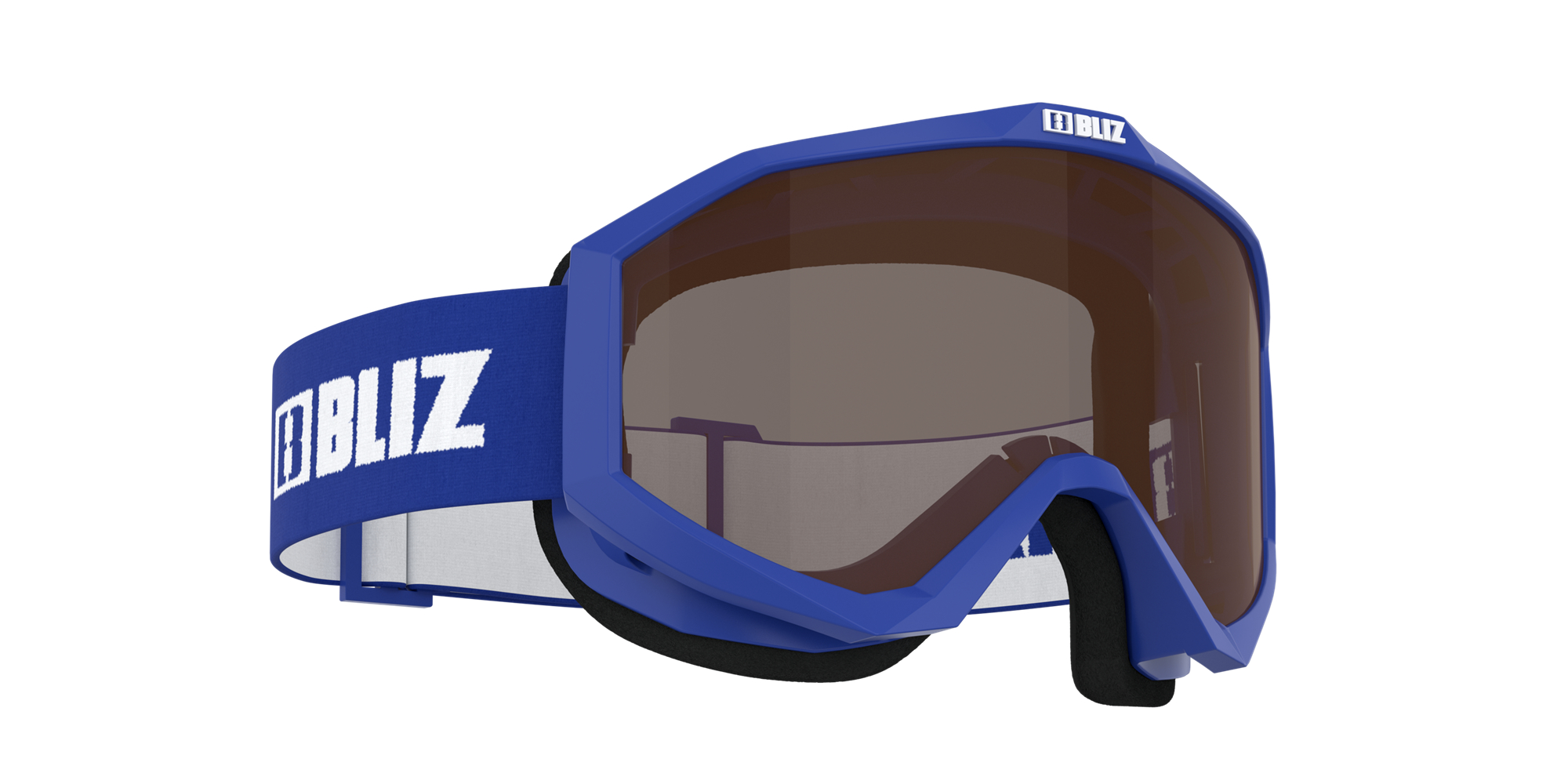 Bliz Liner Jr Ski Goggles Blå Hvite Brune | YPRW59042