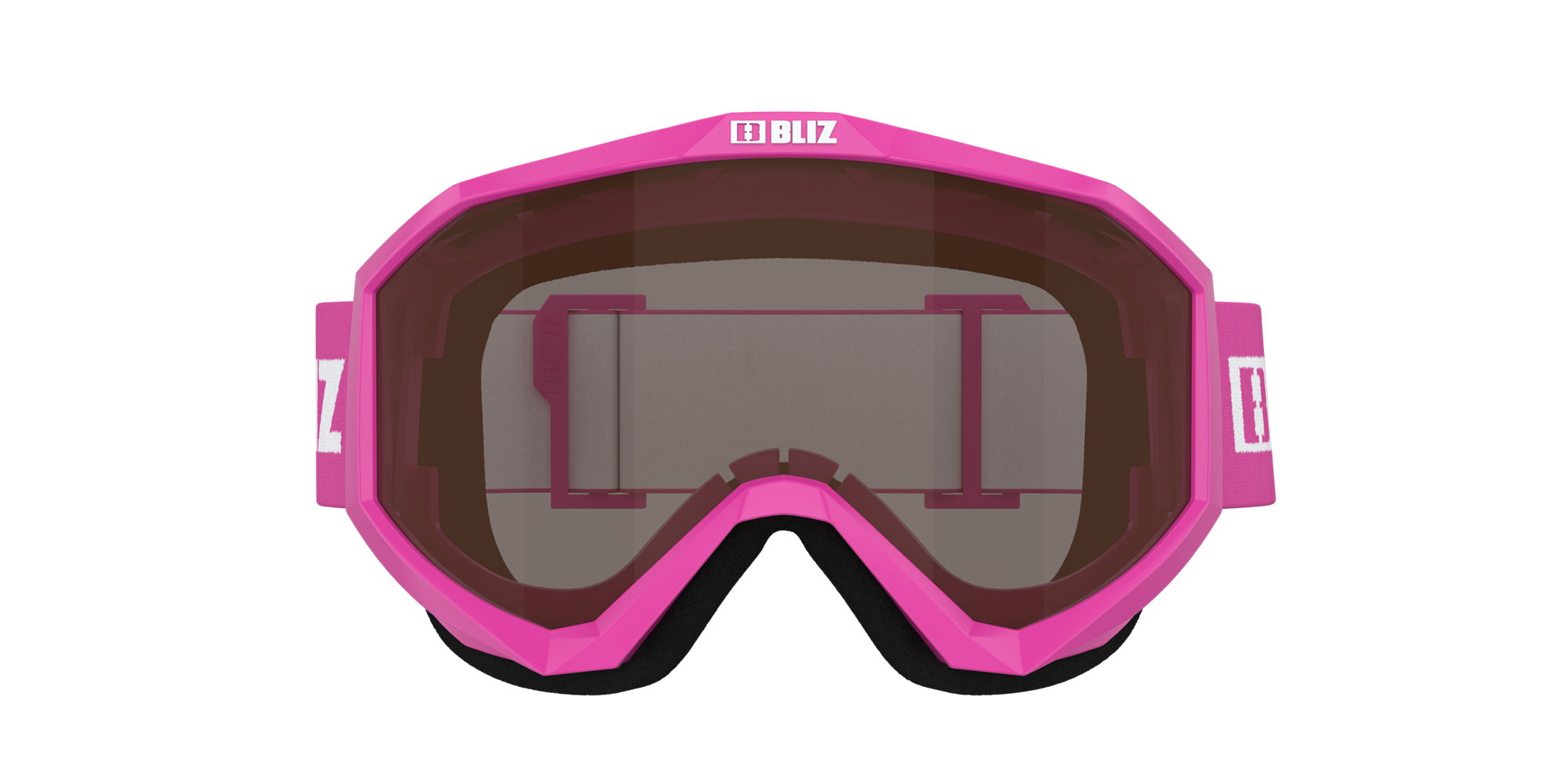 Bliz Liner Jr Ski Goggles Rosa Hvite Brune | MIYQ16975