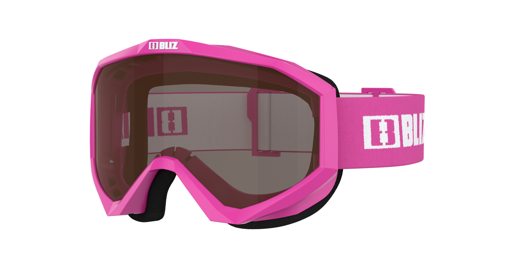 Bliz Liner Jr Ski Goggles Rosa Hvite Brune | MIYQ16975