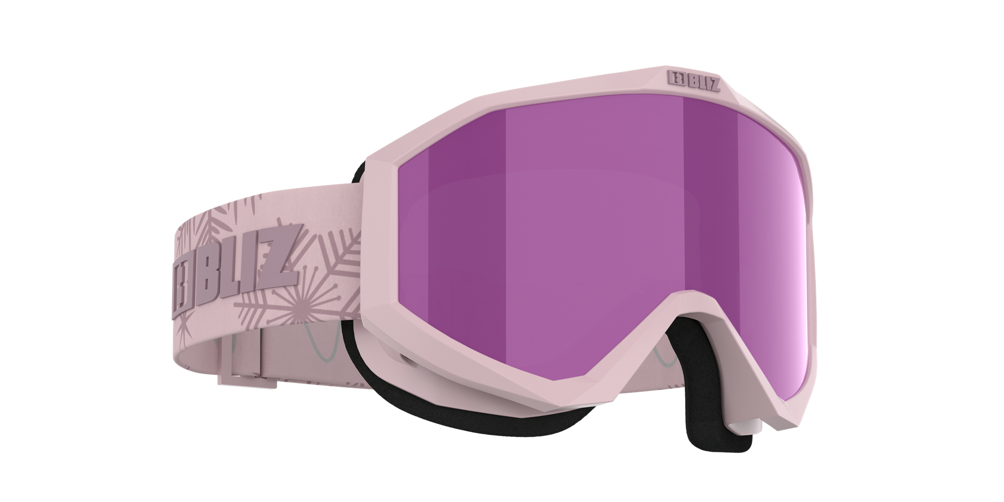 Bliz Liner Jr Ski Goggles Rosa Lilla Brune Rosa | KGQX09152