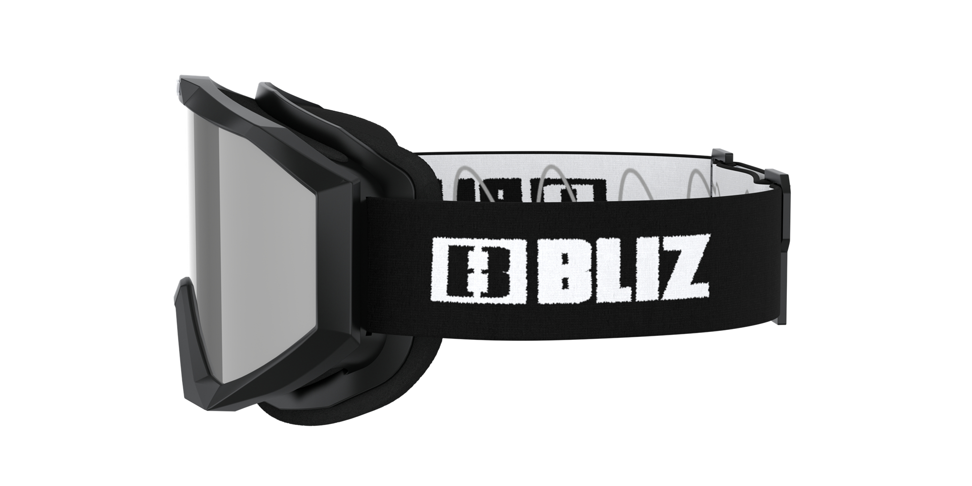 Bliz Liner Jr Ski Goggles Svarte Hvite Brune Sølv | ALIX58701