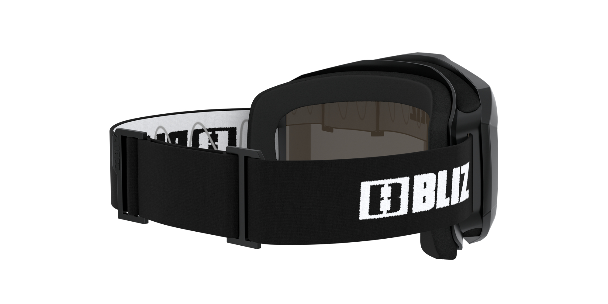 Bliz Liner Jr Ski Goggles Svarte Hvite Brune Sølv | ALIX58701