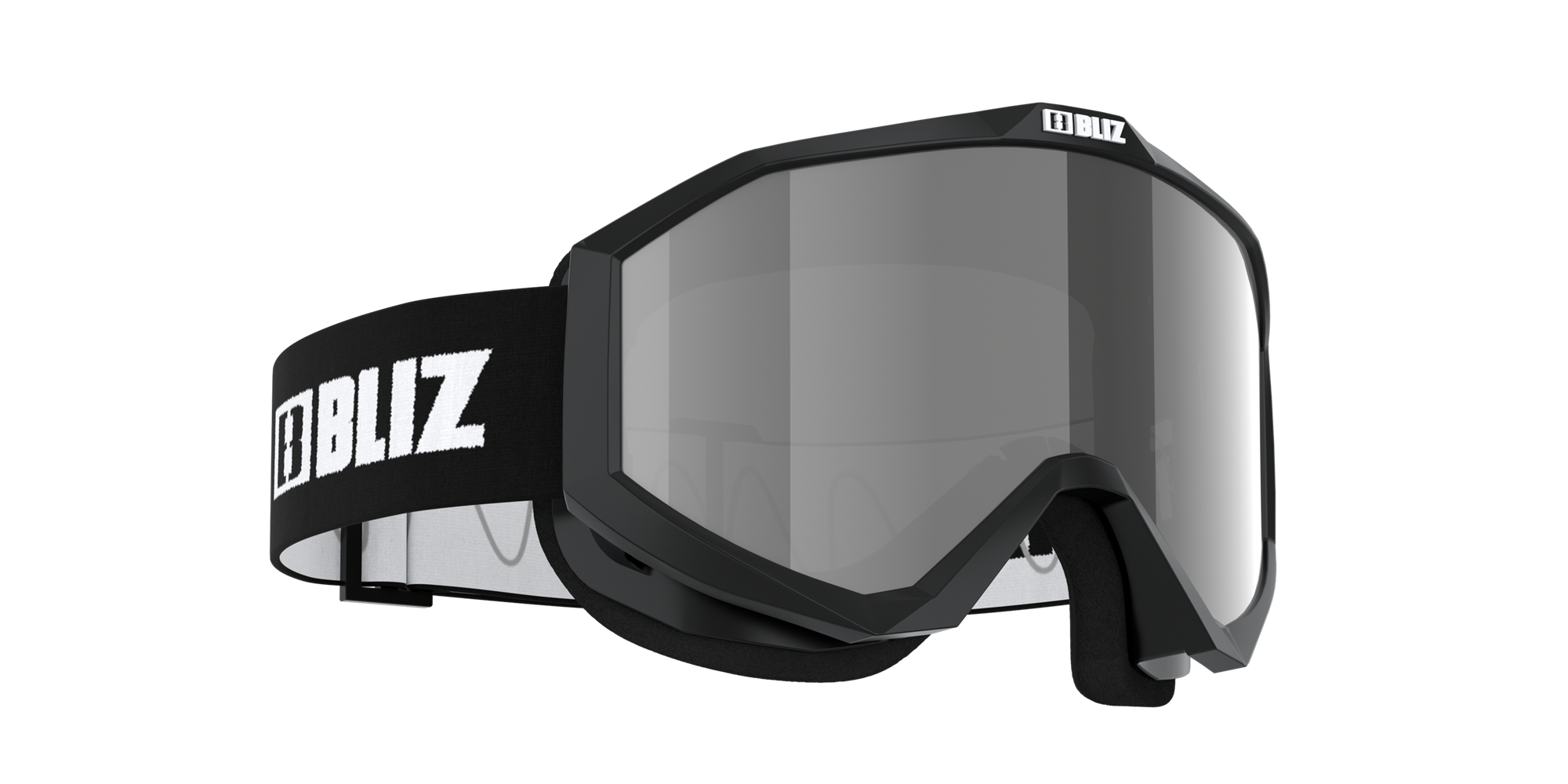 Bliz Liner Jr Ski Goggles Svarte Hvite Brune Sølv | ALIX58701