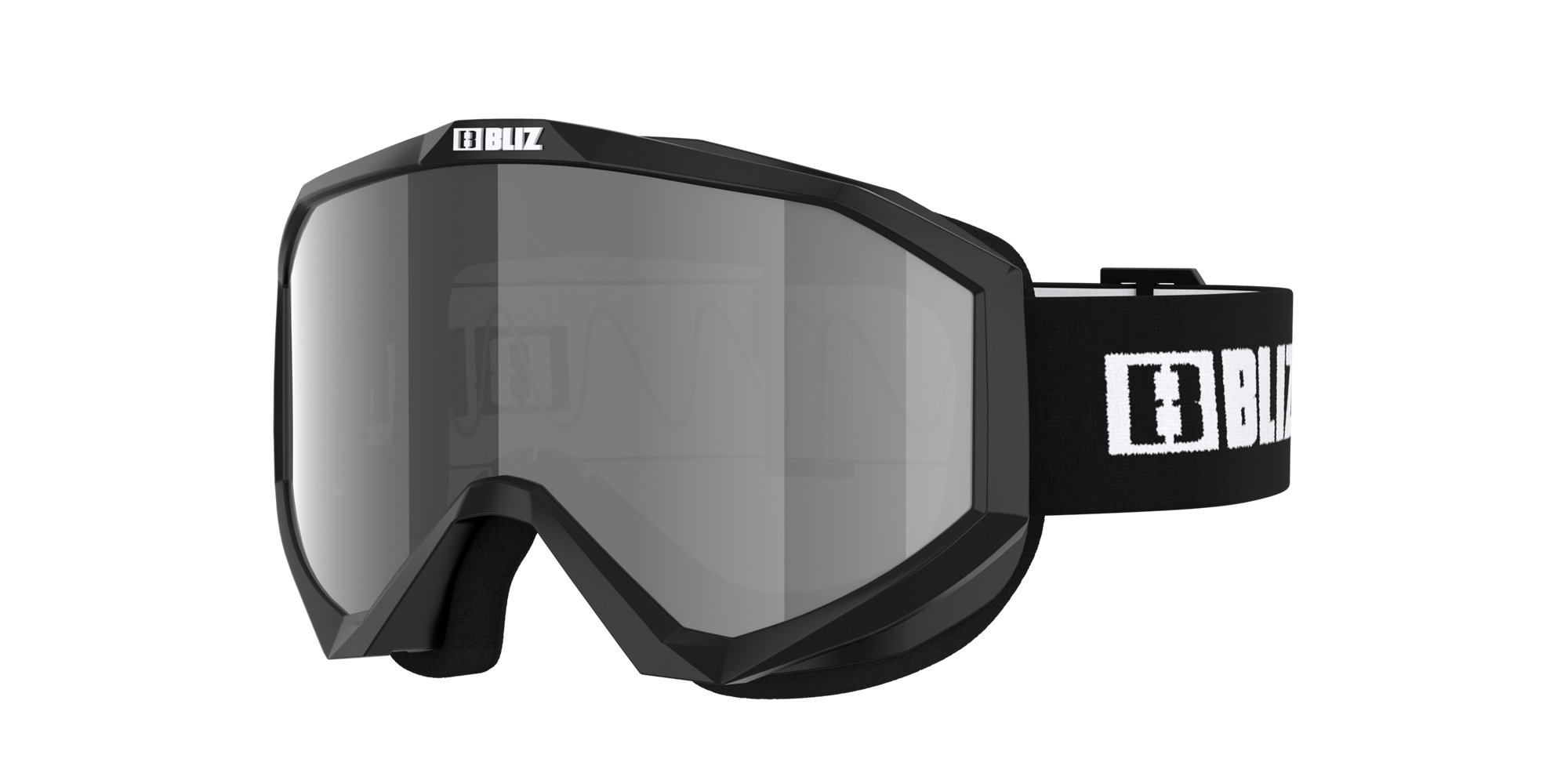 Bliz Liner Jr Ski Goggles Svarte Hvite Brune Sølv | ALIX58701