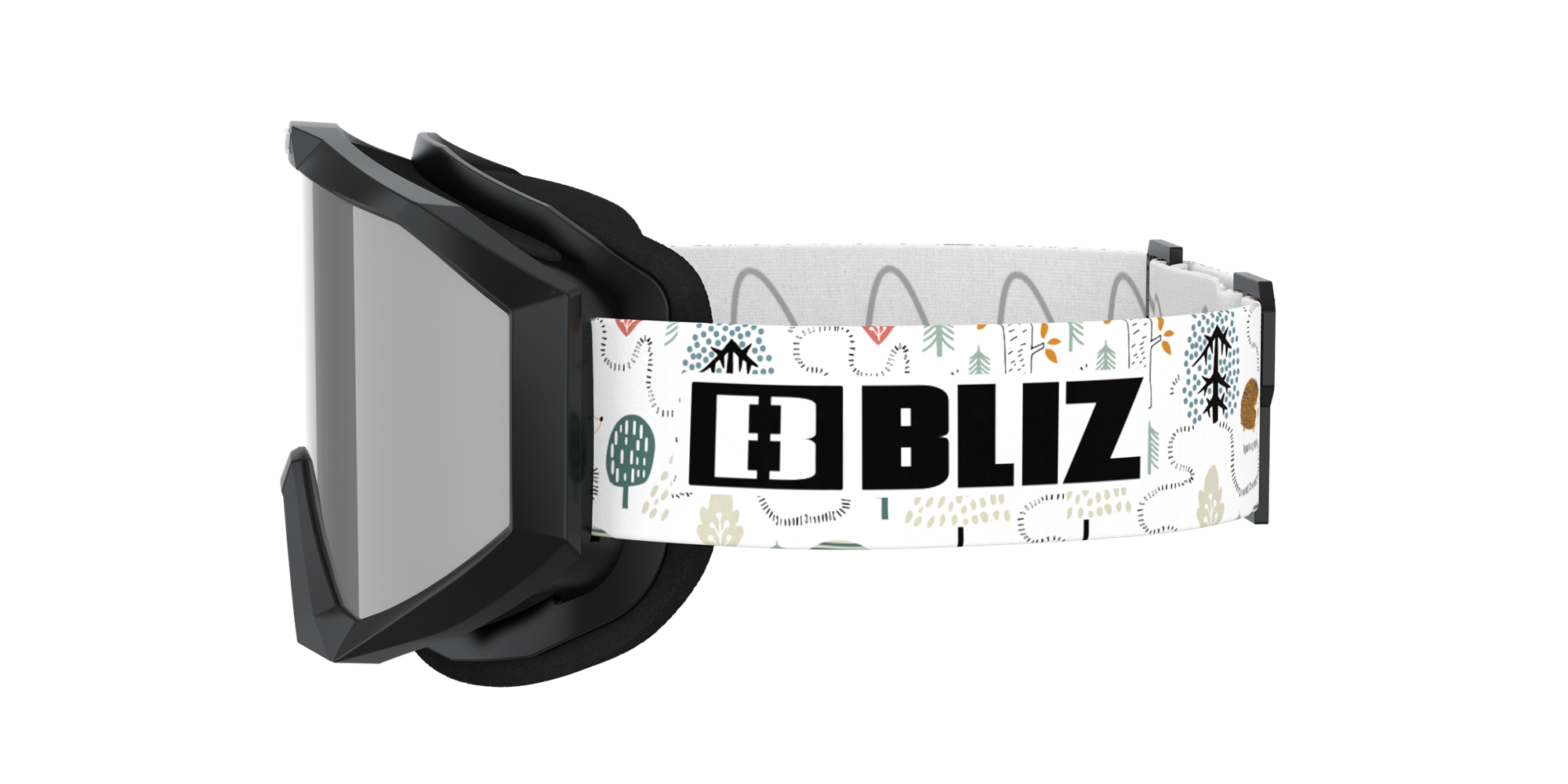 Bliz Liner Jr Ski Goggles Svarte Hvite | JVTS31692