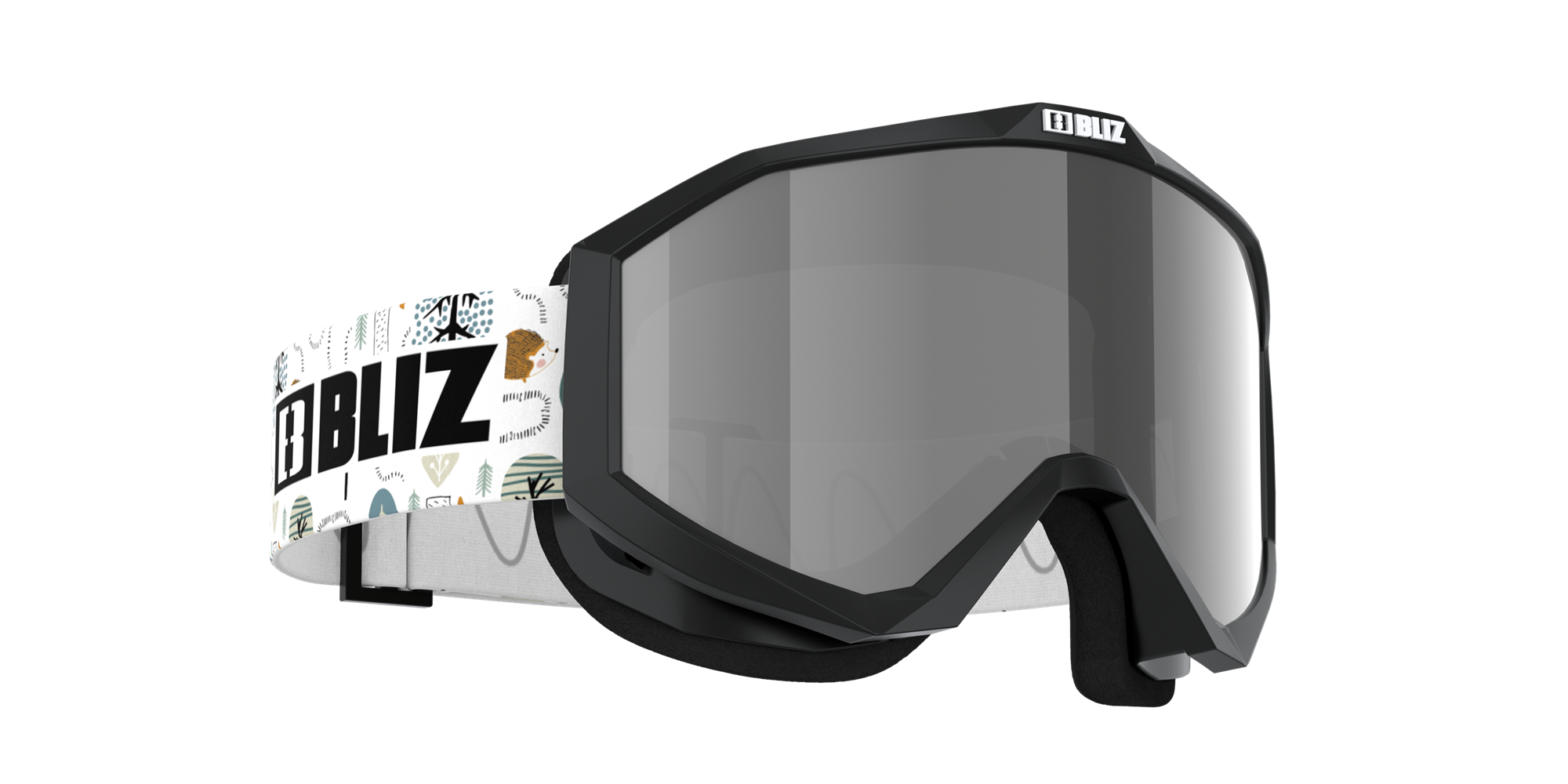 Bliz Liner Jr Ski Goggles Svarte Hvite | JVTS31692