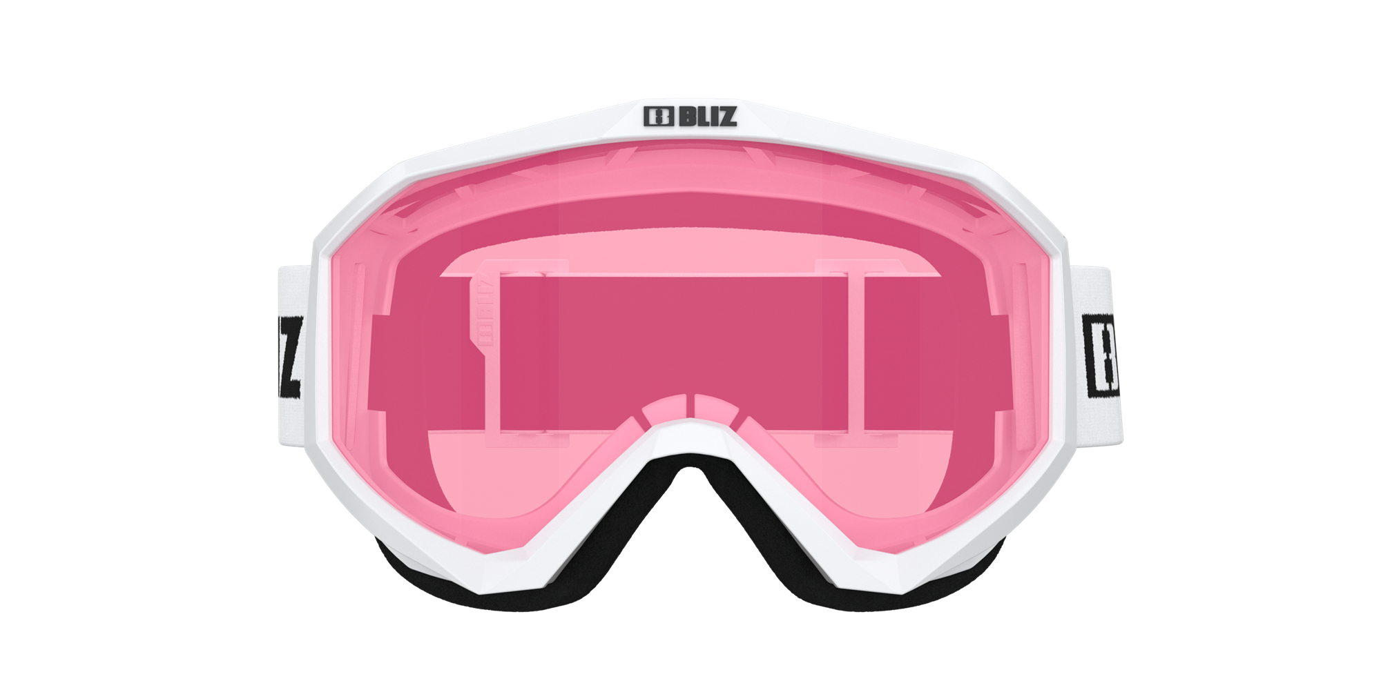 Bliz Liner Ski Goggles Hvite Svarte Rosa | LNZD23495