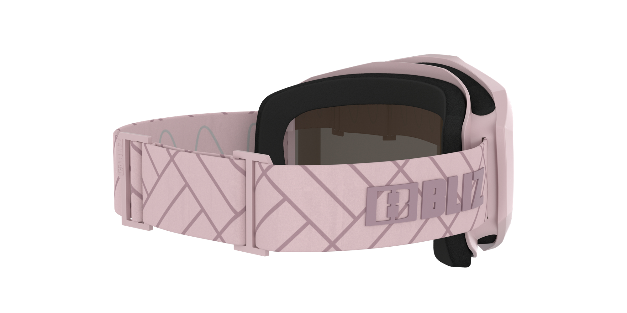 Bliz Liner Ski Goggles Rosa Mørke Rosa Brune Rosa | KMNS21854