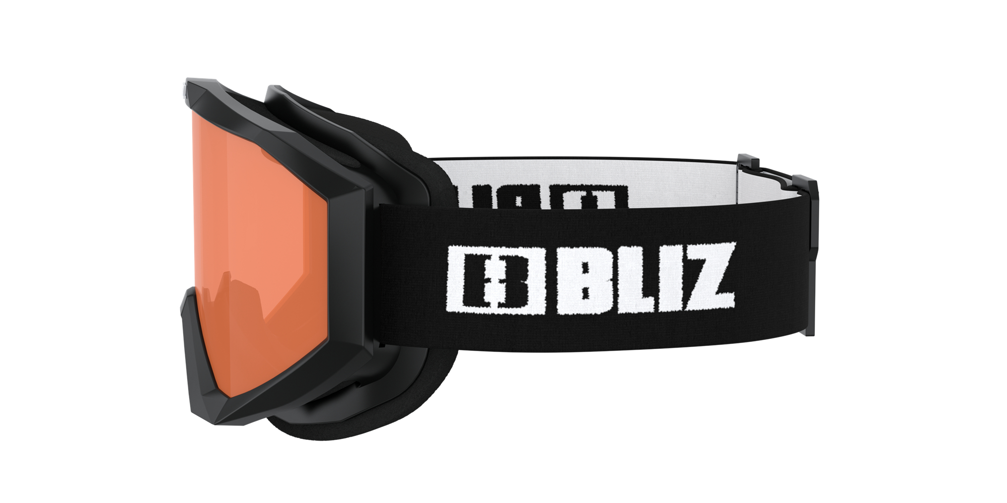 Bliz Liner Ski Goggles Svarte Hvite Oransje | BDZU13780