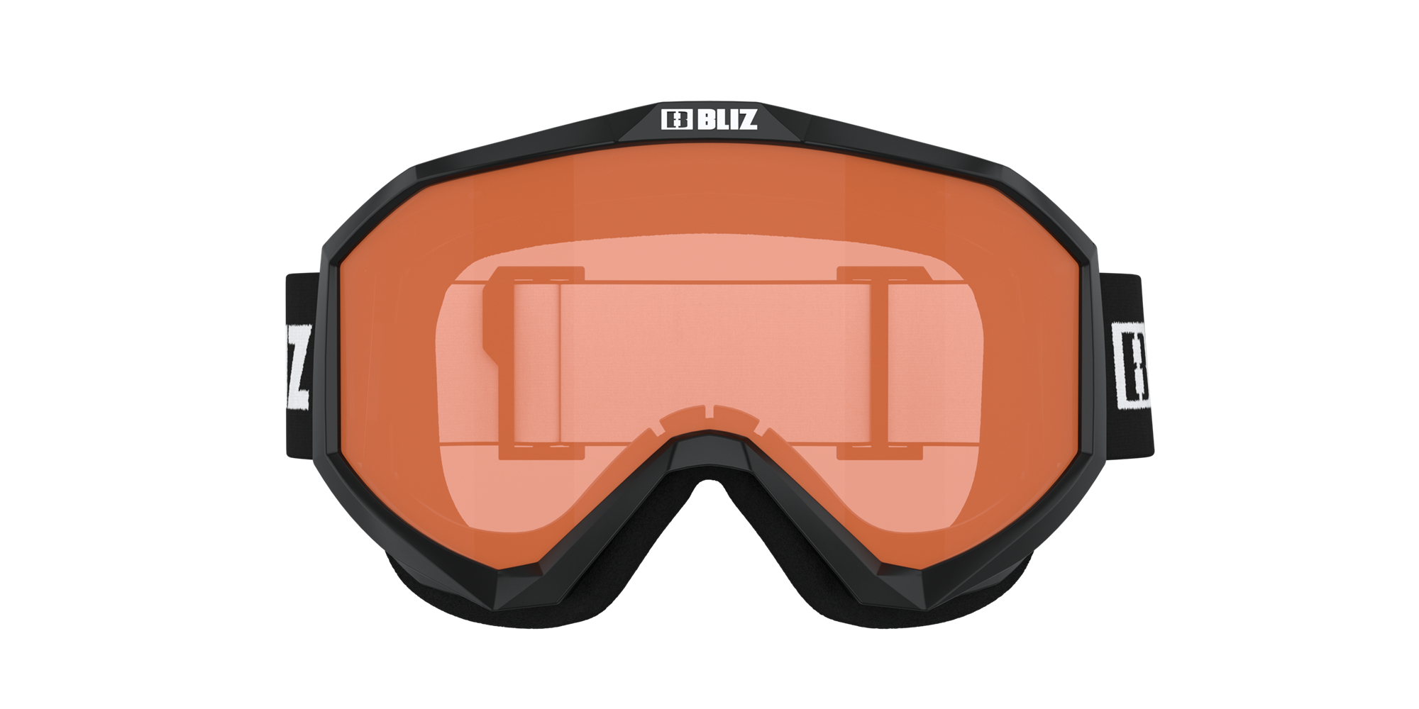 Bliz Liner Ski Goggles Svarte Hvite Oransje | YPLS87523