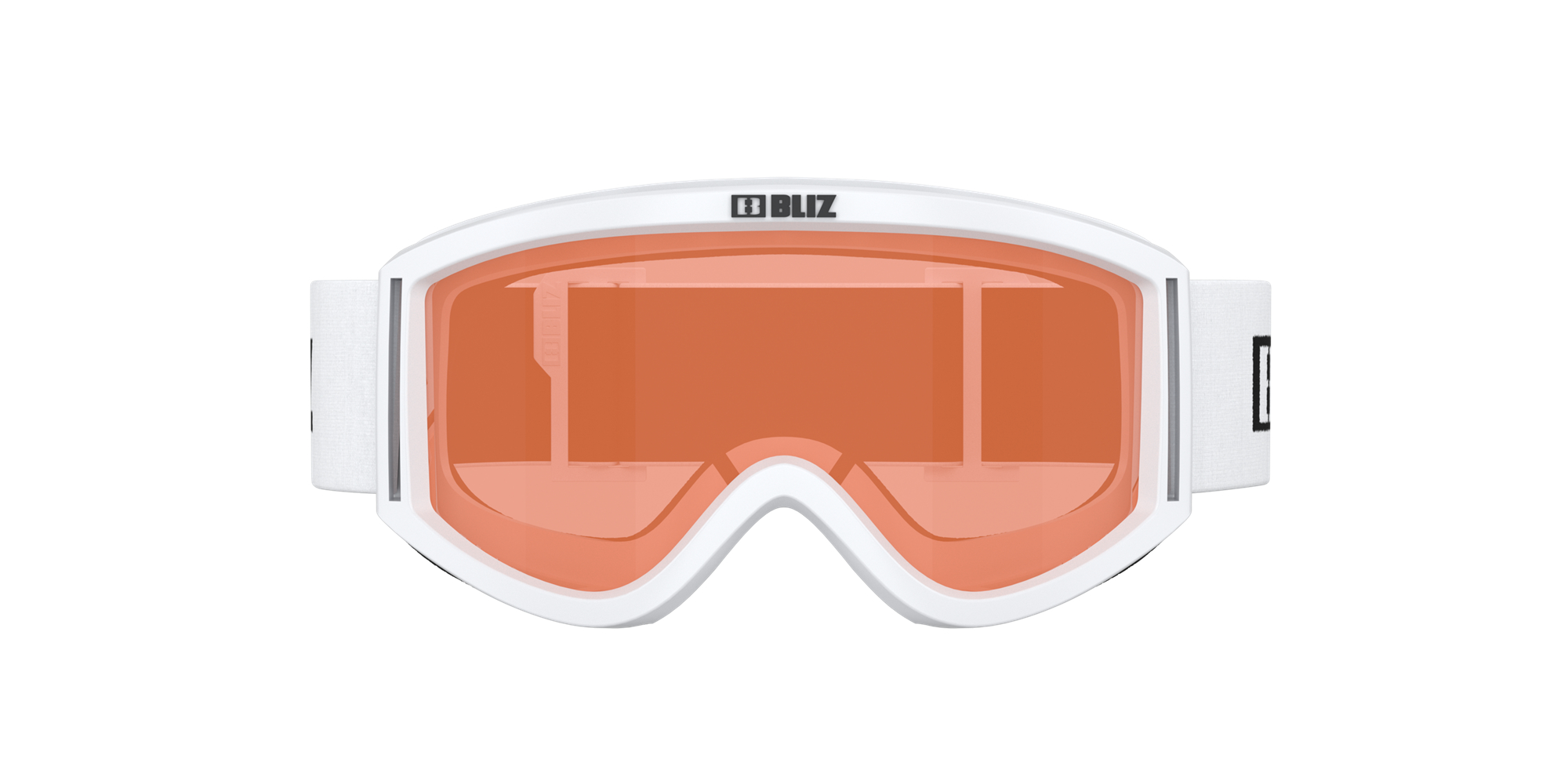 Bliz Pixie Ski Goggles Hvite Svarte Oransje | GJSN48751