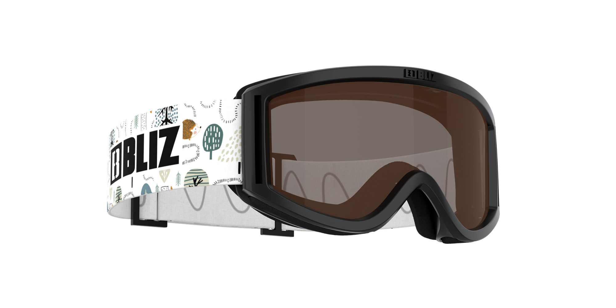 Bliz Pixie Ski Goggles Svarte Brune | HGVS89641