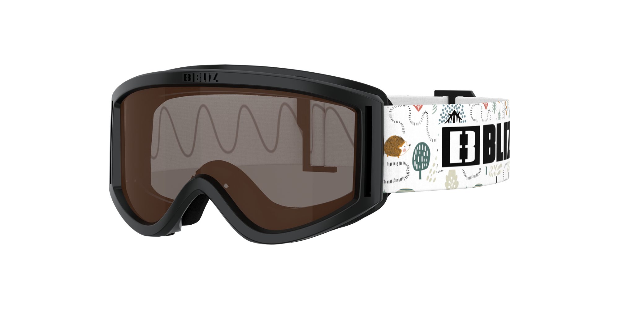 Bliz Pixie Ski Goggles Svarte Brune | HGVS89641