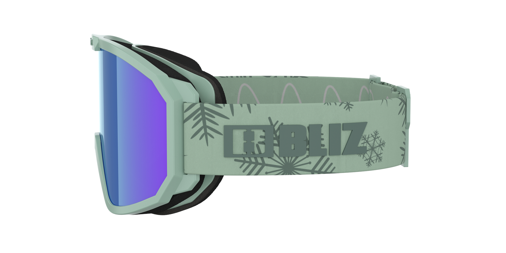 Bliz Rave Jr Ski Goggles Grønn Mørke Grønn Brune Blå | ILUA06872