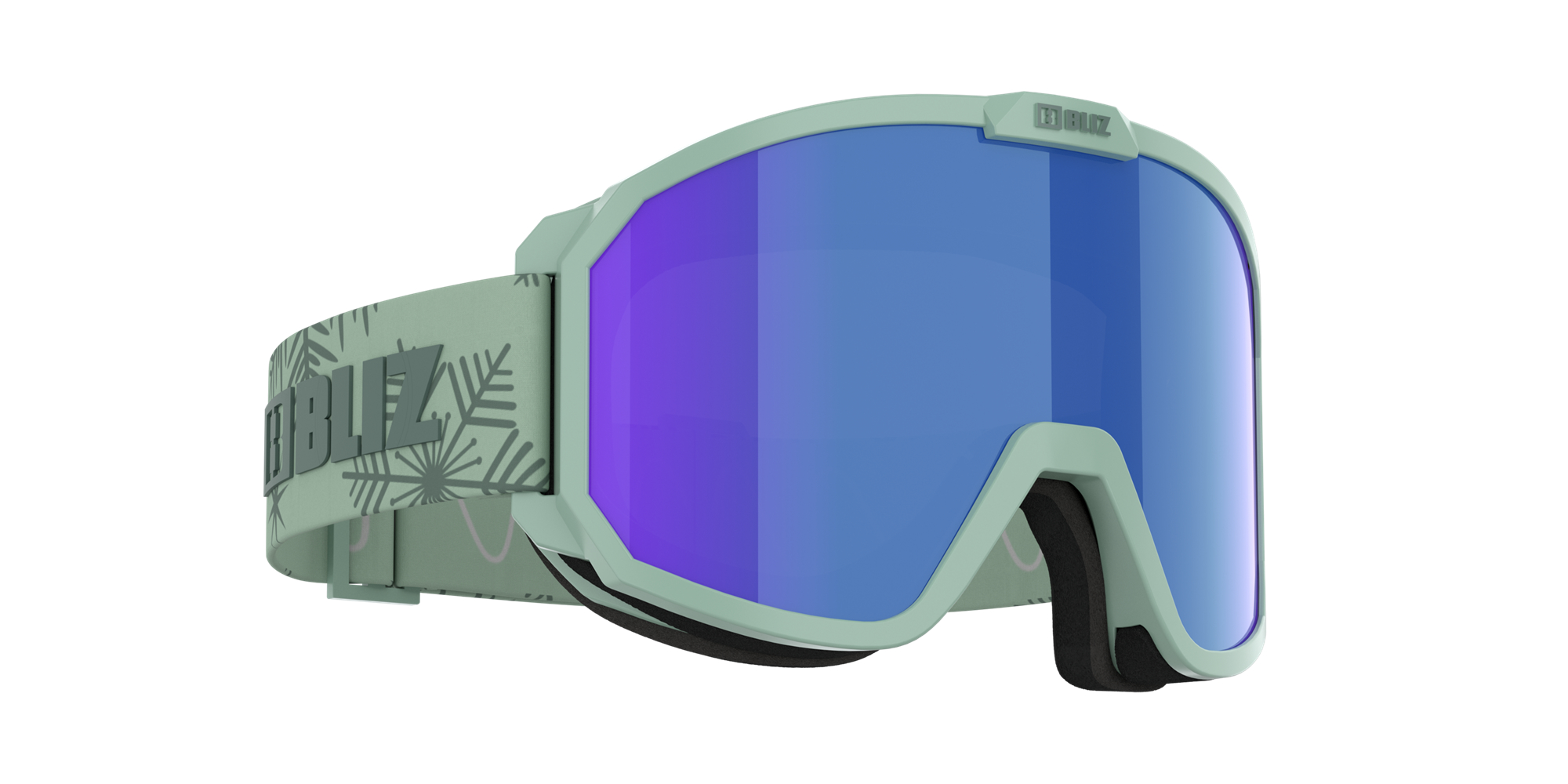 Bliz Rave Jr Ski Goggles Grønn Mørke Grønn Brune Blå | ILUA06872