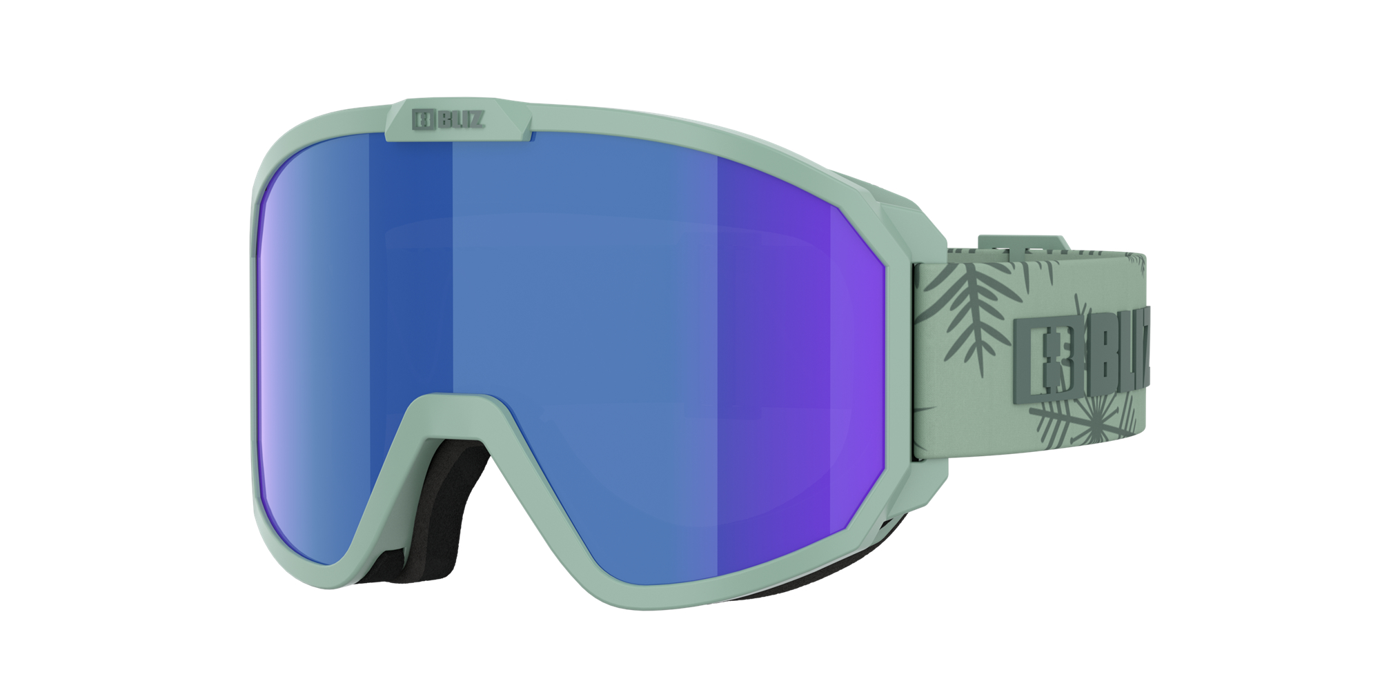 Bliz Rave Jr Ski Goggles Grønn Mørke Grønn Brune Blå | ILUA06872