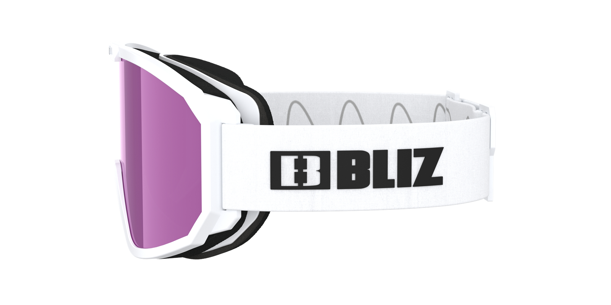 Bliz Rave Jr Ski Goggles Hvite Svarte Brune Rosa | SGTK67842