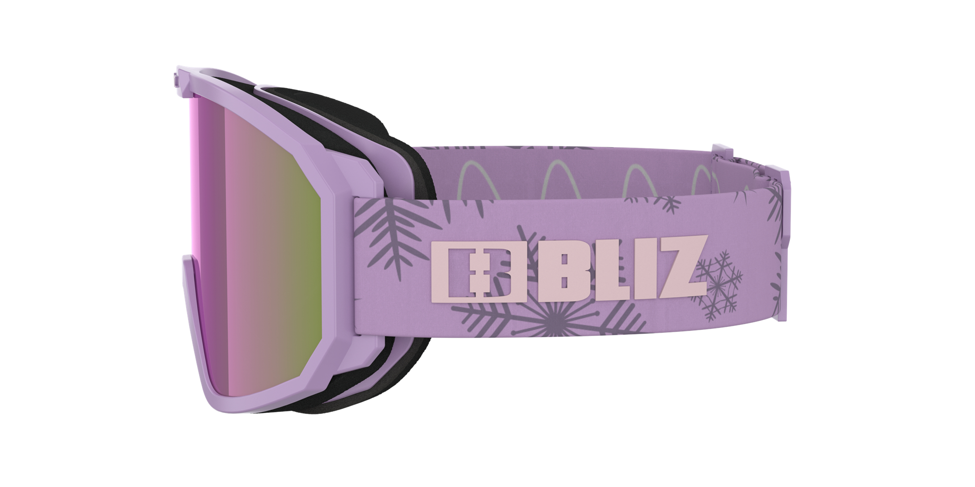 Bliz Rave Jr Ski Goggles Lilla Rosa Brune Lilla | NQAB43967