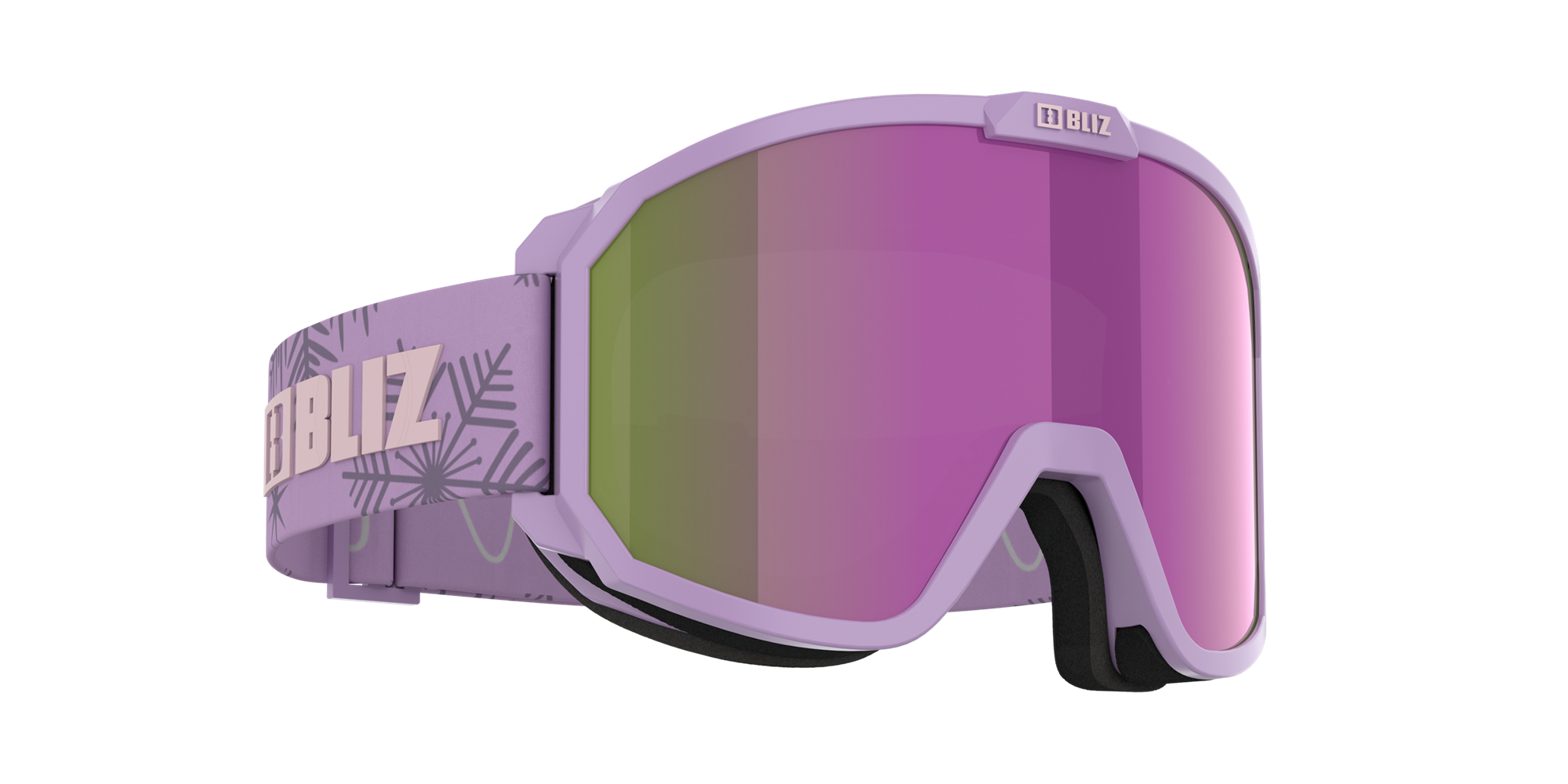 Bliz Rave Jr Ski Goggles Lilla Rosa Brune Lilla | NQAB43967