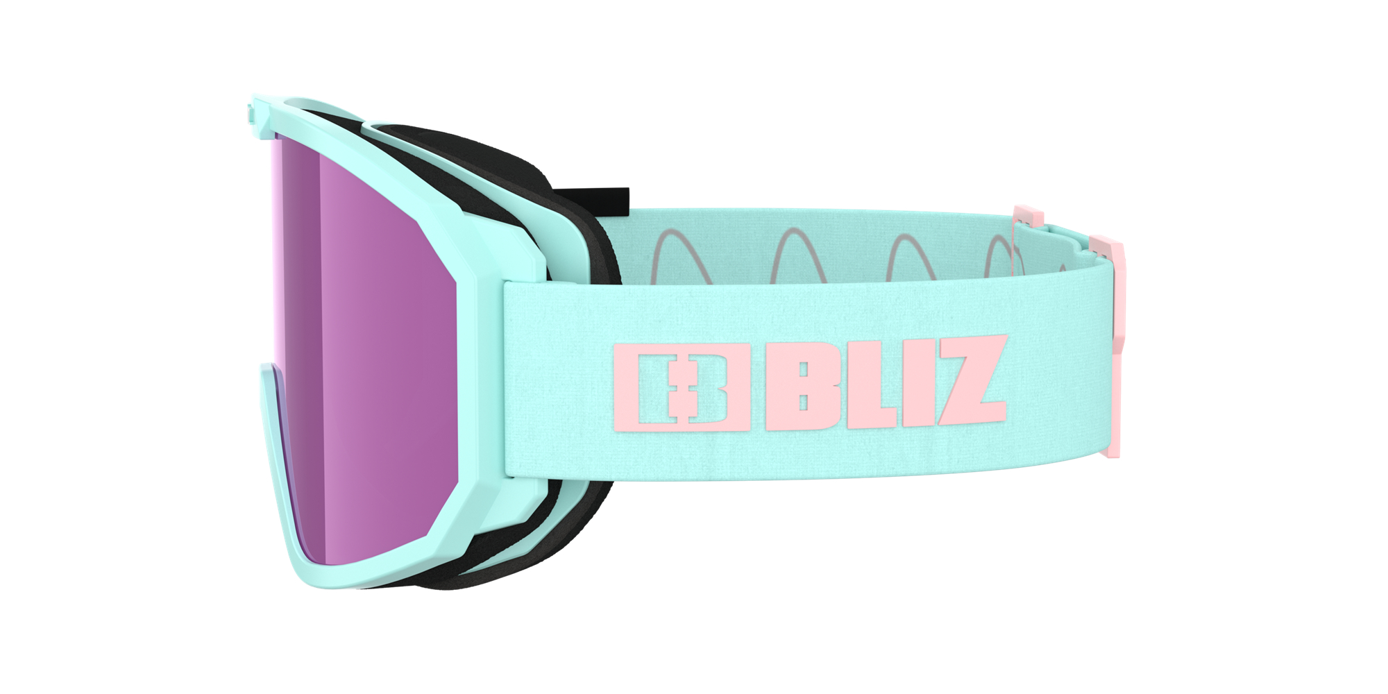 Bliz Rave Jr Ski Goggles Mint Rosa Brune Rosa | SAGW75823