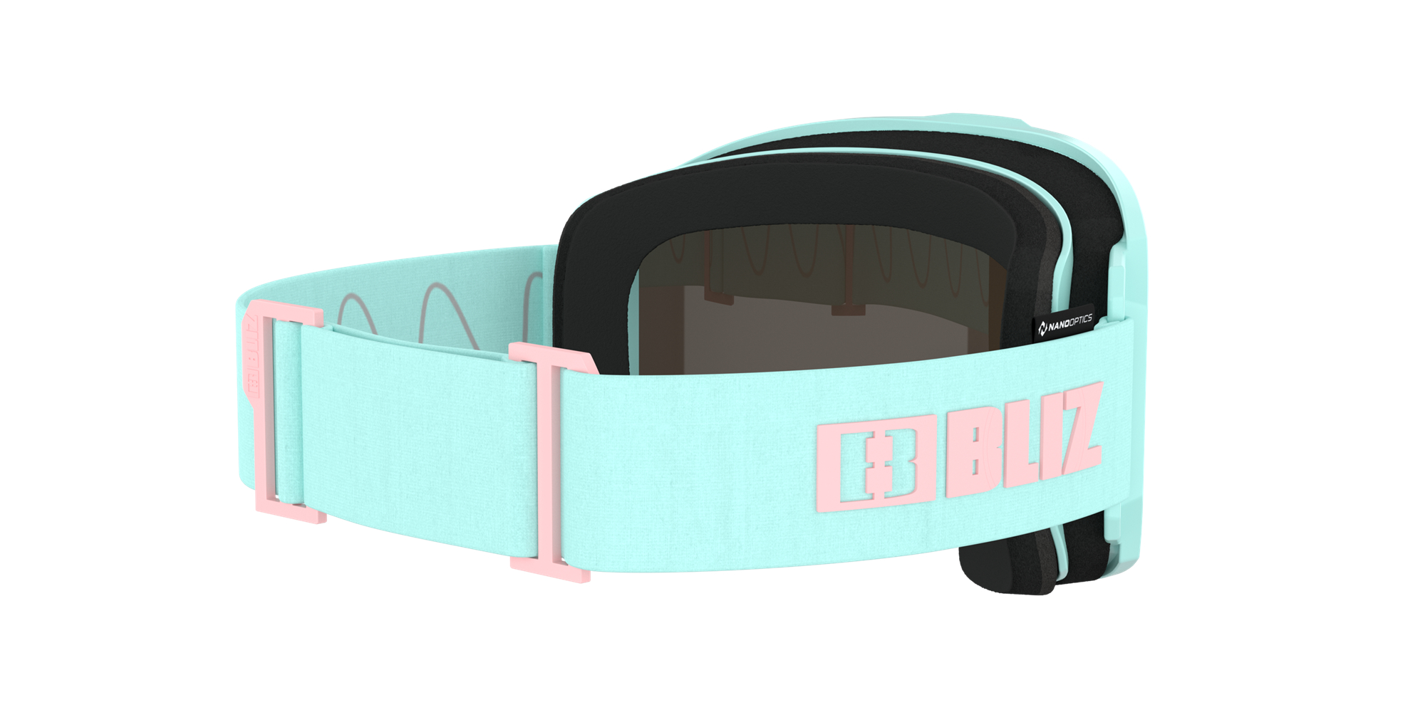 Bliz Rave Jr Ski Goggles Mint Rosa Brune Rosa | SAGW75823