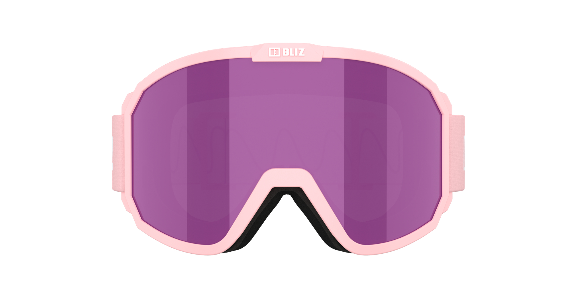 Bliz Rave Jr Ski Goggles Rosa Hvite Brune Rosa | KIZF57406