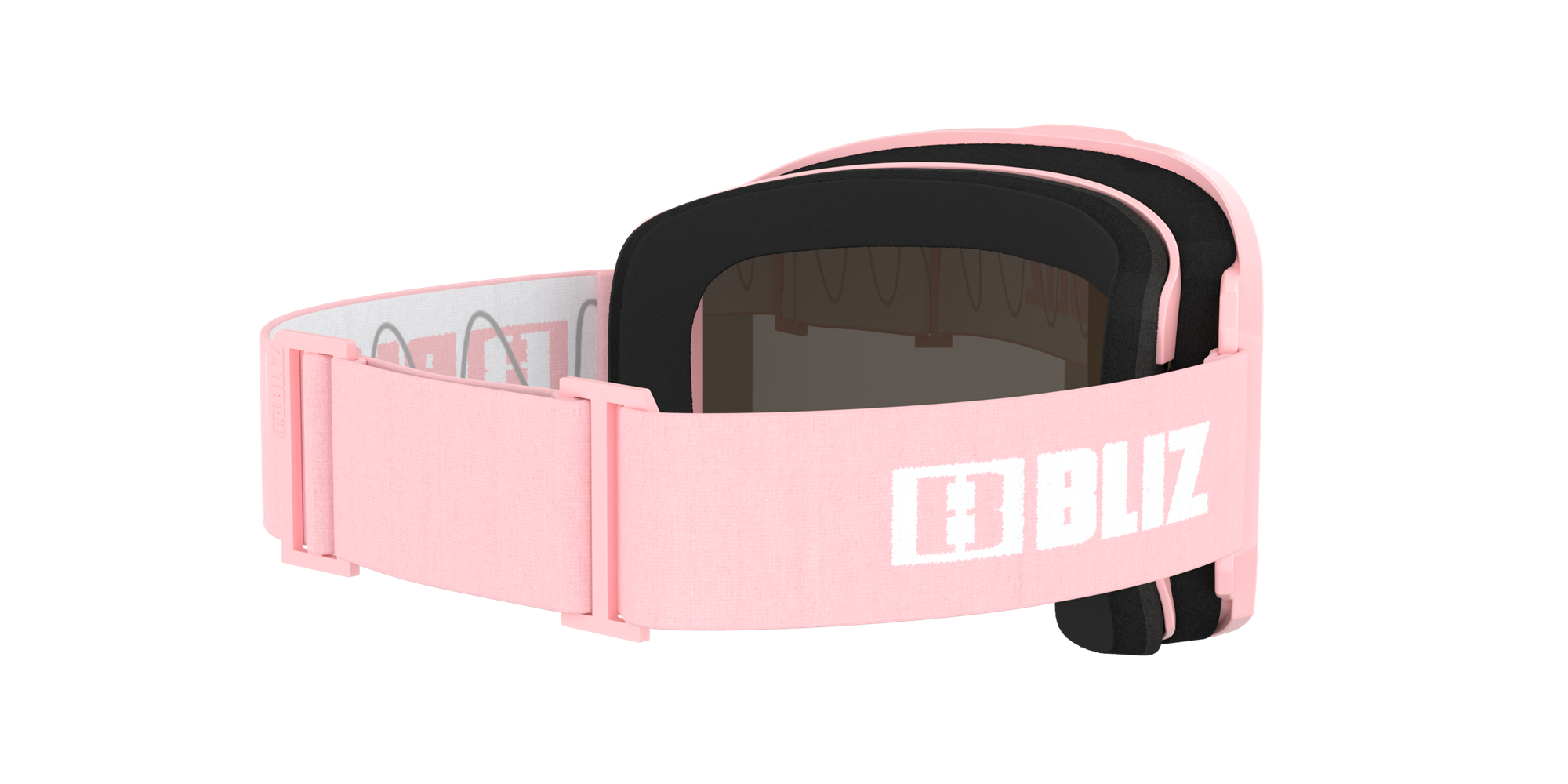 Bliz Rave Jr Ski Goggles Rosa Hvite Brune Rosa | KIZF57406