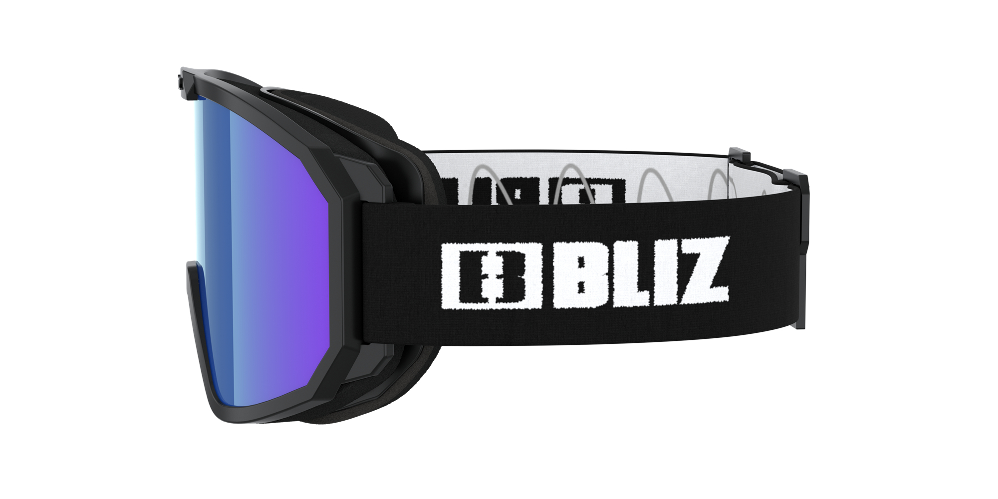 Bliz Rave Jr Ski Goggles Svarte Hvite Brune Blå | ZHQD92873