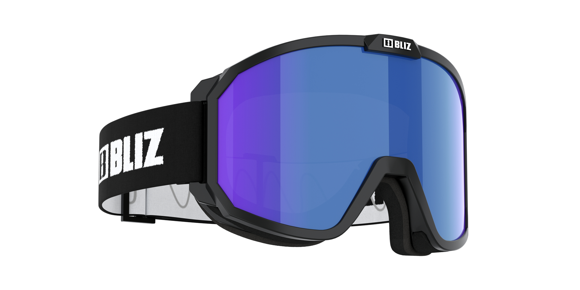 Bliz Rave Jr Ski Goggles Svarte Hvite Brune Blå | ZHQD92873