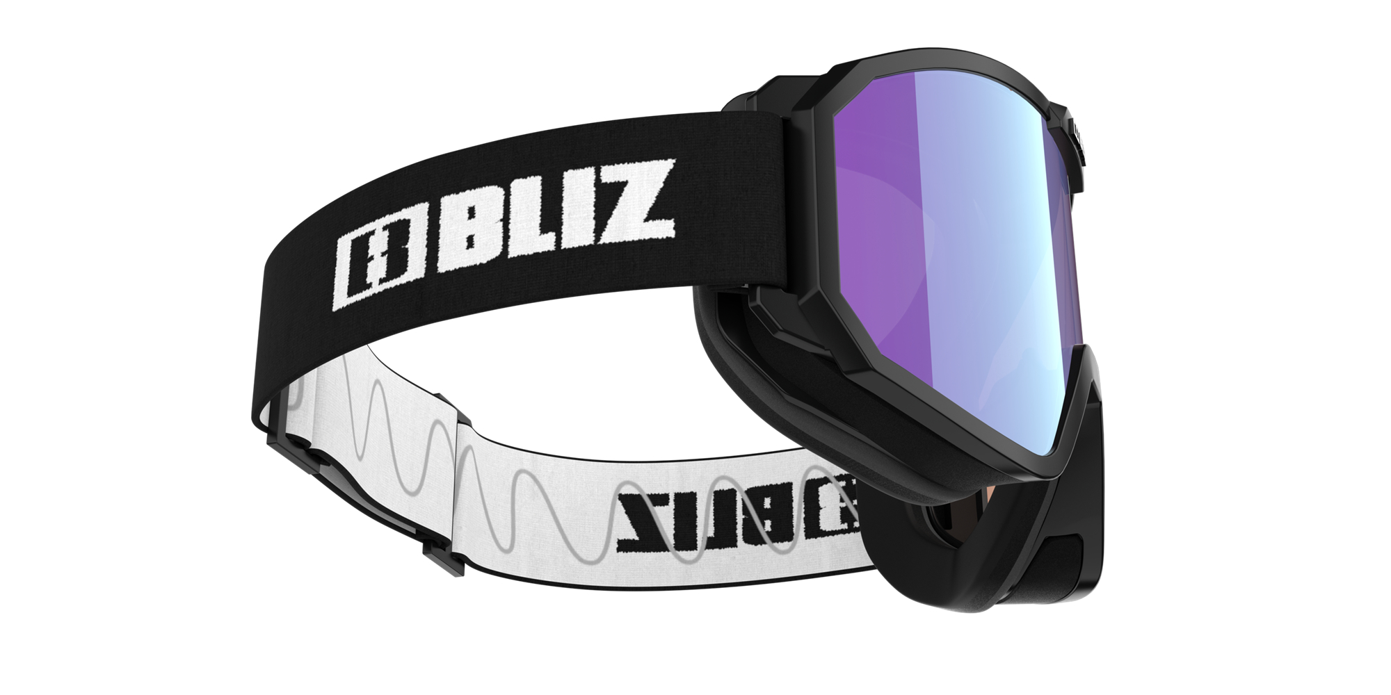 Bliz Rave Jr Ski Goggles Svarte Hvite Lyse | BIQS70624