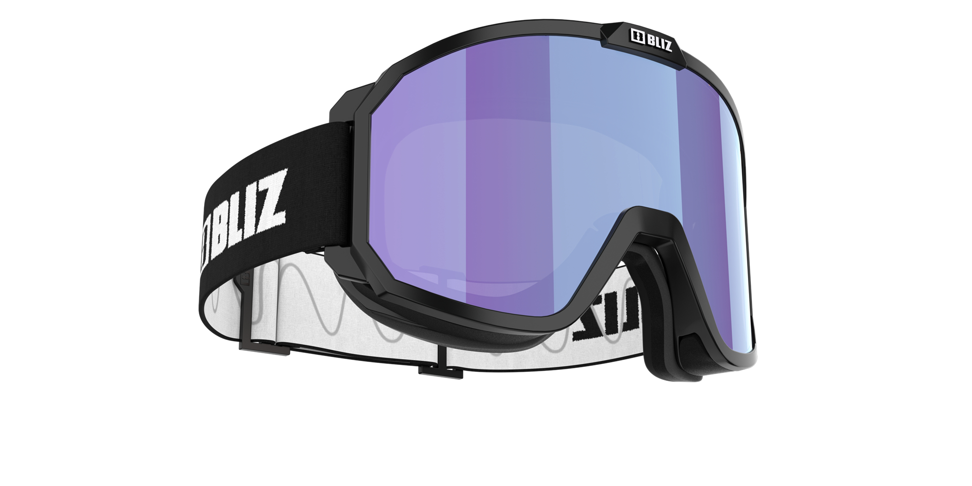 Bliz Rave Jr Ski Goggles Svarte Hvite Lyse | BIQS70624