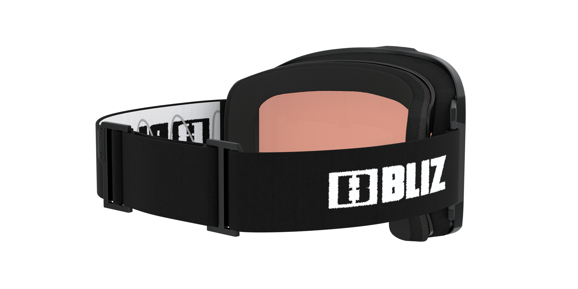 Bliz Rave Jr Ski Goggles Svarte Hvite Oransje | ZRHW37598