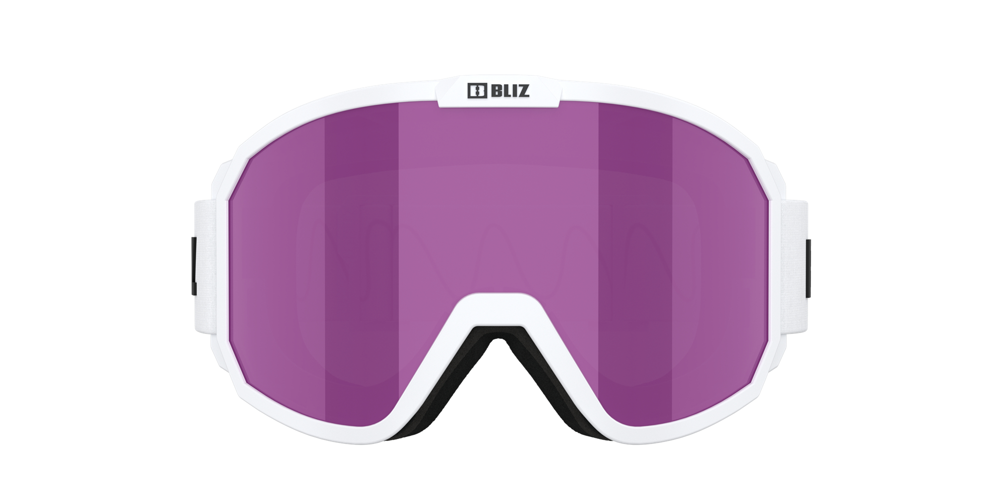 Bliz Rave Ski Goggles Hvite Svarte Brune Rosa | QATE37481